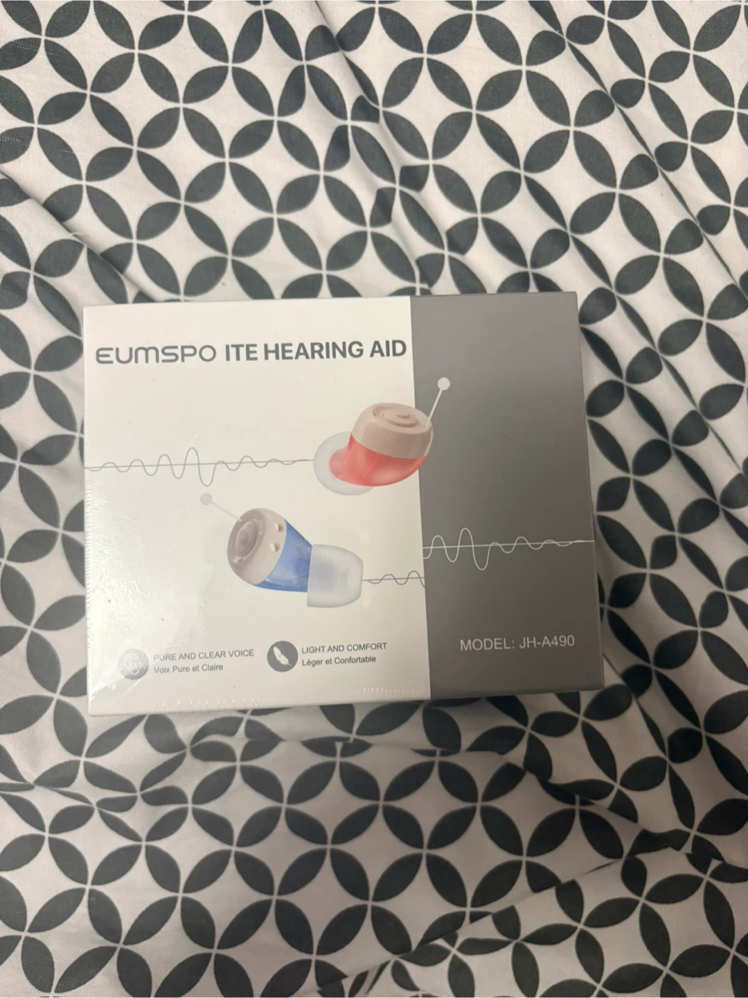 Eumspo ITE Hearing Aid JH-A490 - New in Box! - photo 2