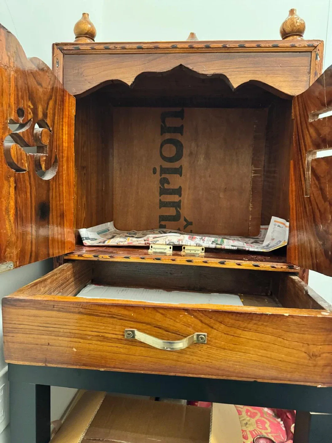 Wooden Pooja Mandir image indicator(2)