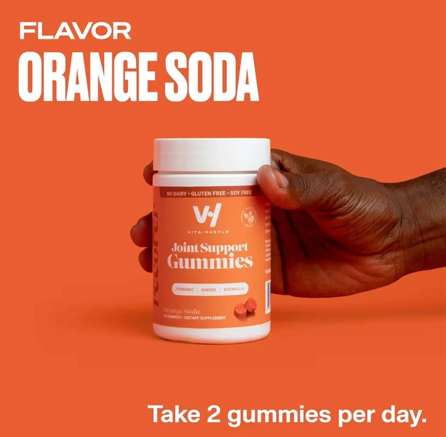 Vita Hustle Joint Support Gummies - Orange Soda Flavor image indicator(4)