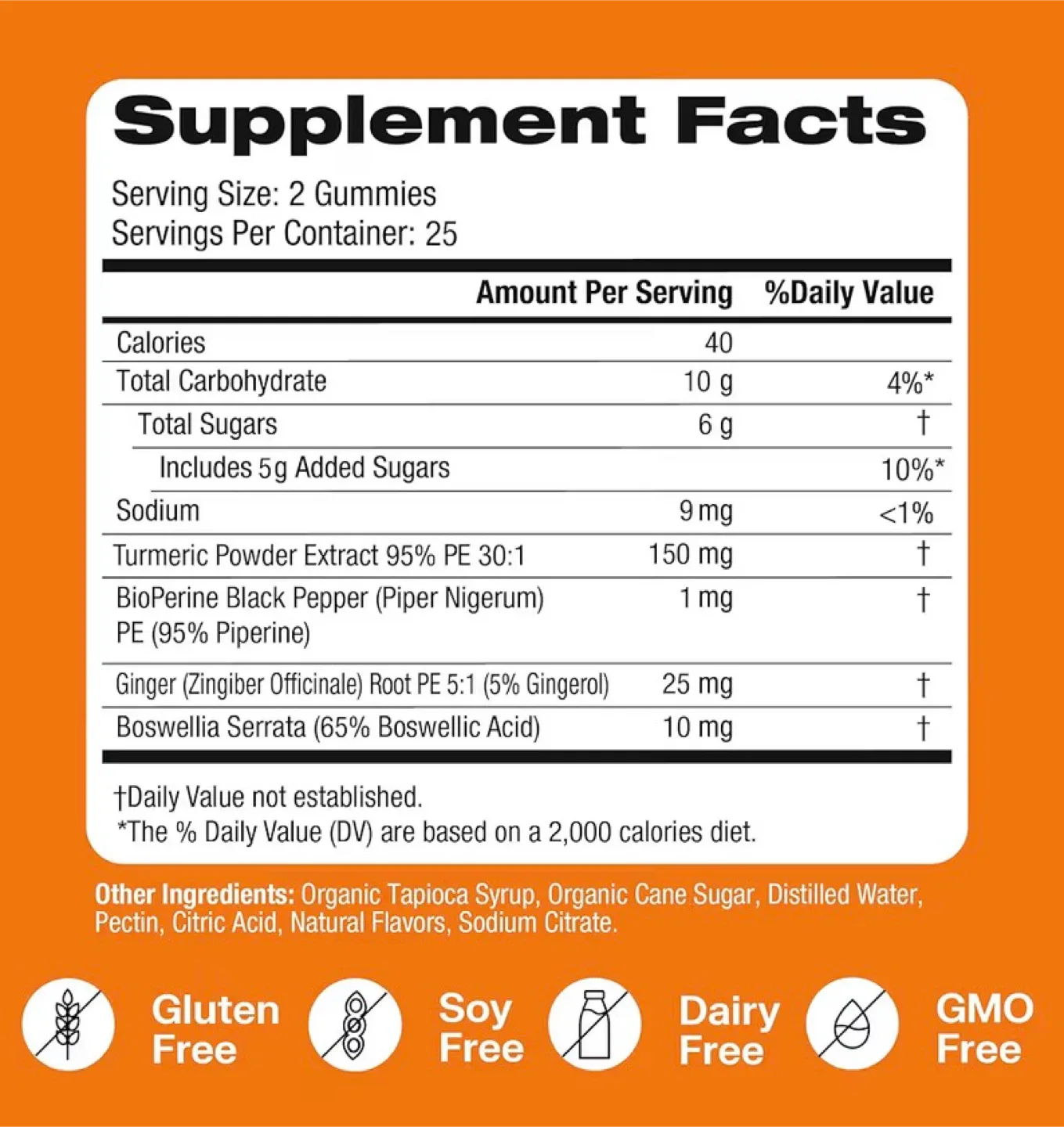 Vita Hustle Joint Support Gummies - Orange Soda Flavor image indicator(5)