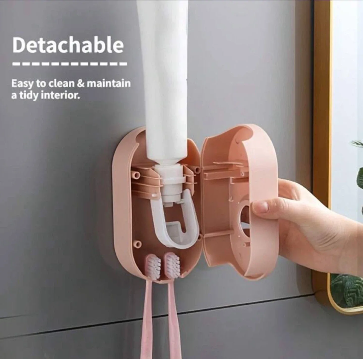 Wall-Mounted Toothpaste Dispenser – Dark Blue image indicator(5)