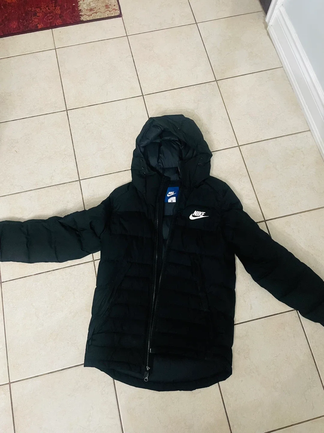 Nike Puffer Jacket Black Size S