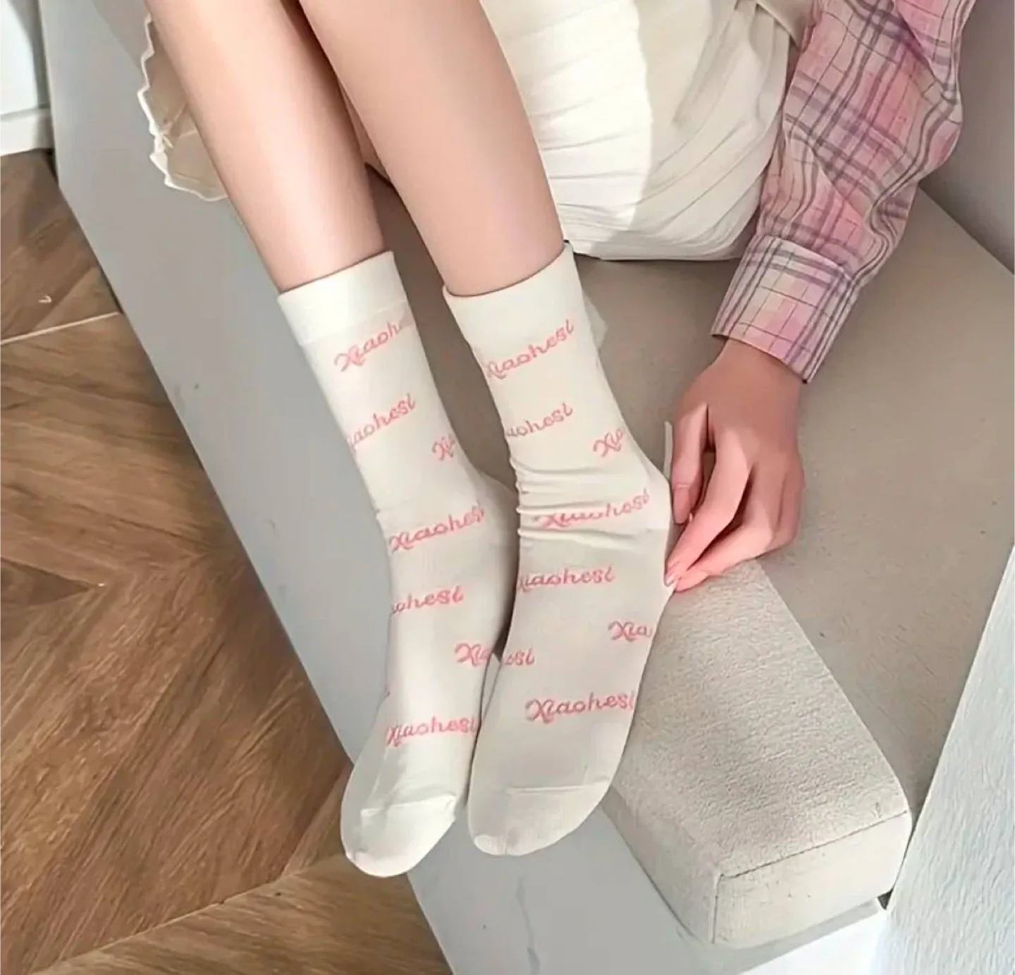 Socks cute pink bow - 5 pairs image indicator(6)