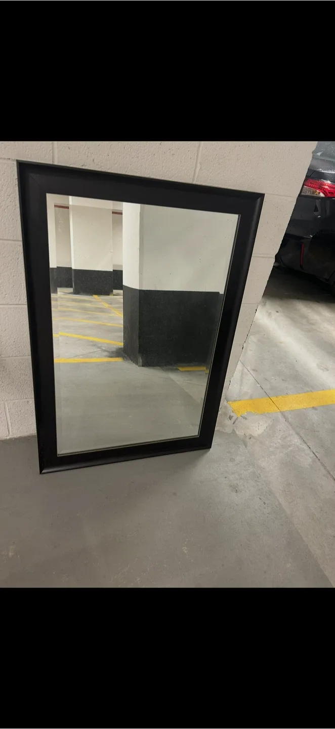 Black Framed Mirror