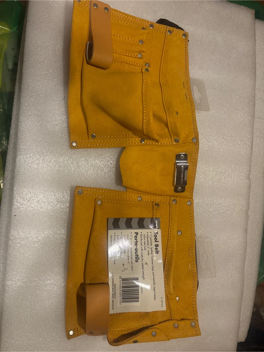 New Yellow Tool Belt with 11 Pockets