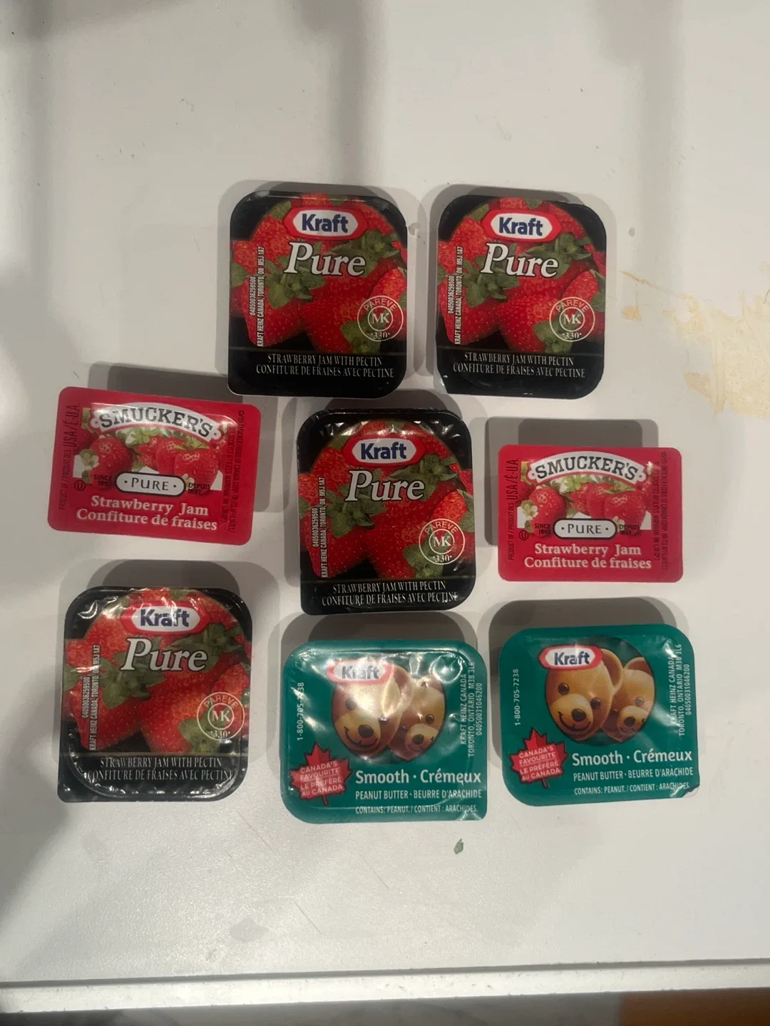 Kraft & Smucker's Jam & Peanut Butter Singles