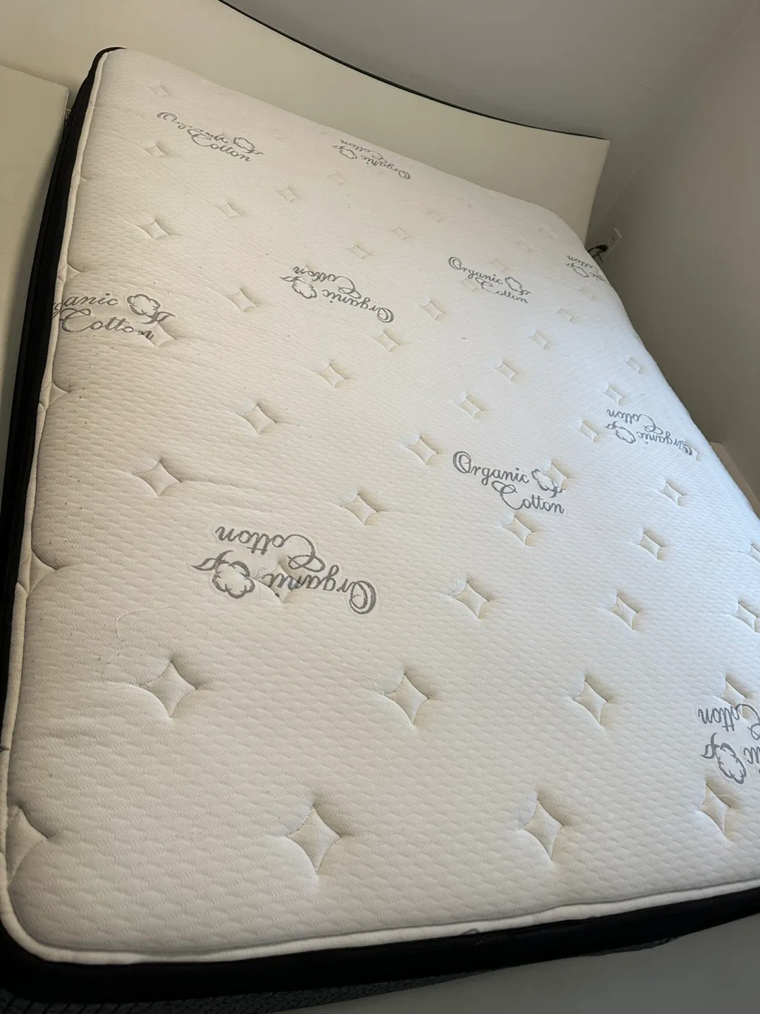 Leather Queen size bed for sale. image indicator(4)