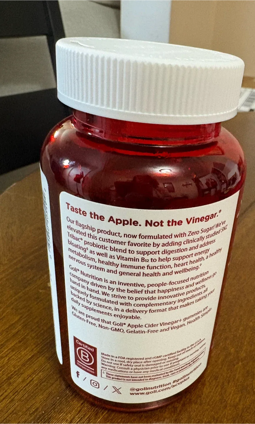 Goli Apple Cider Vinegar Gummies - New! image indicator(3)