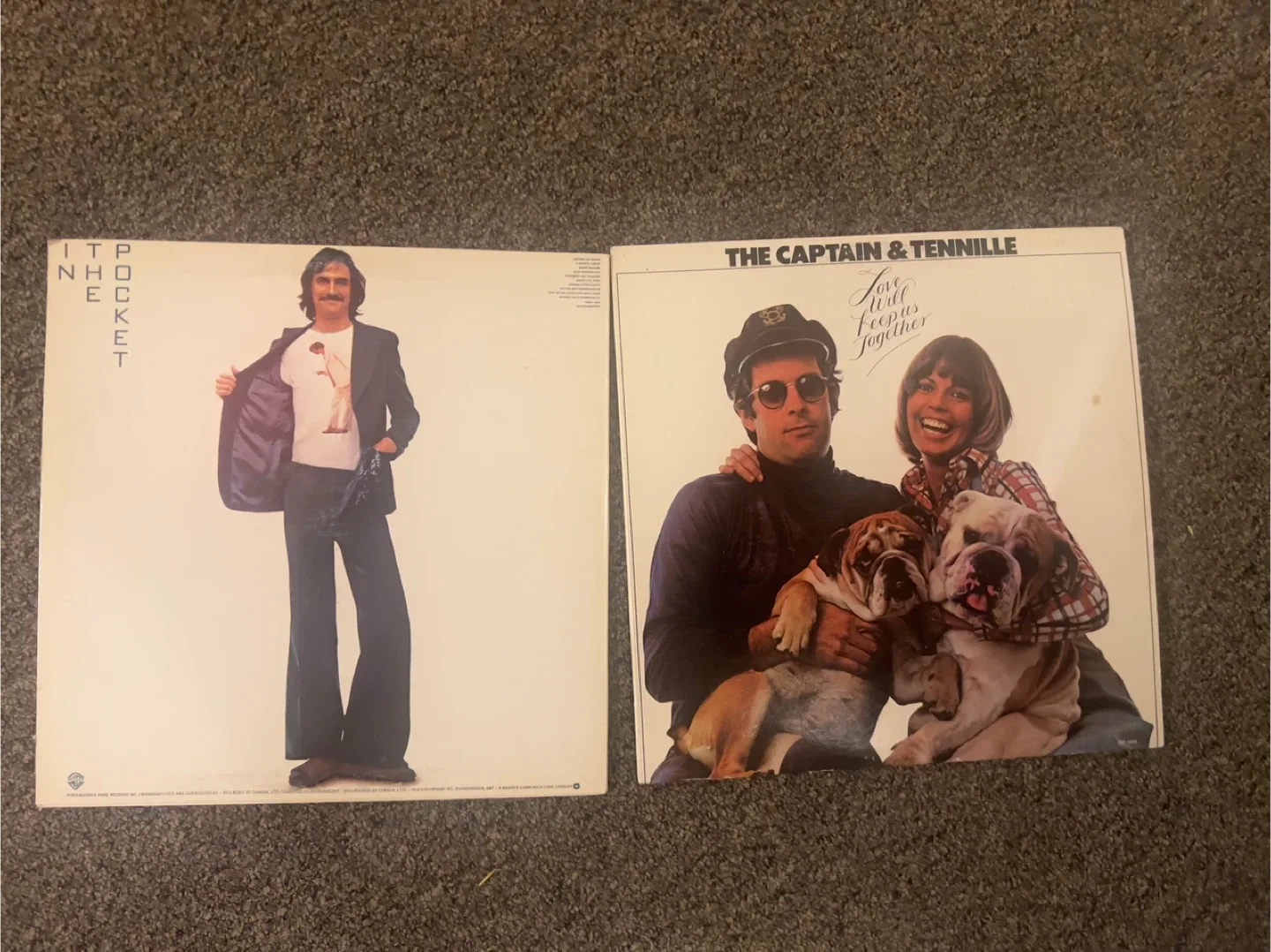 Vinyl Records: The Captain & Tennille, James Taylor