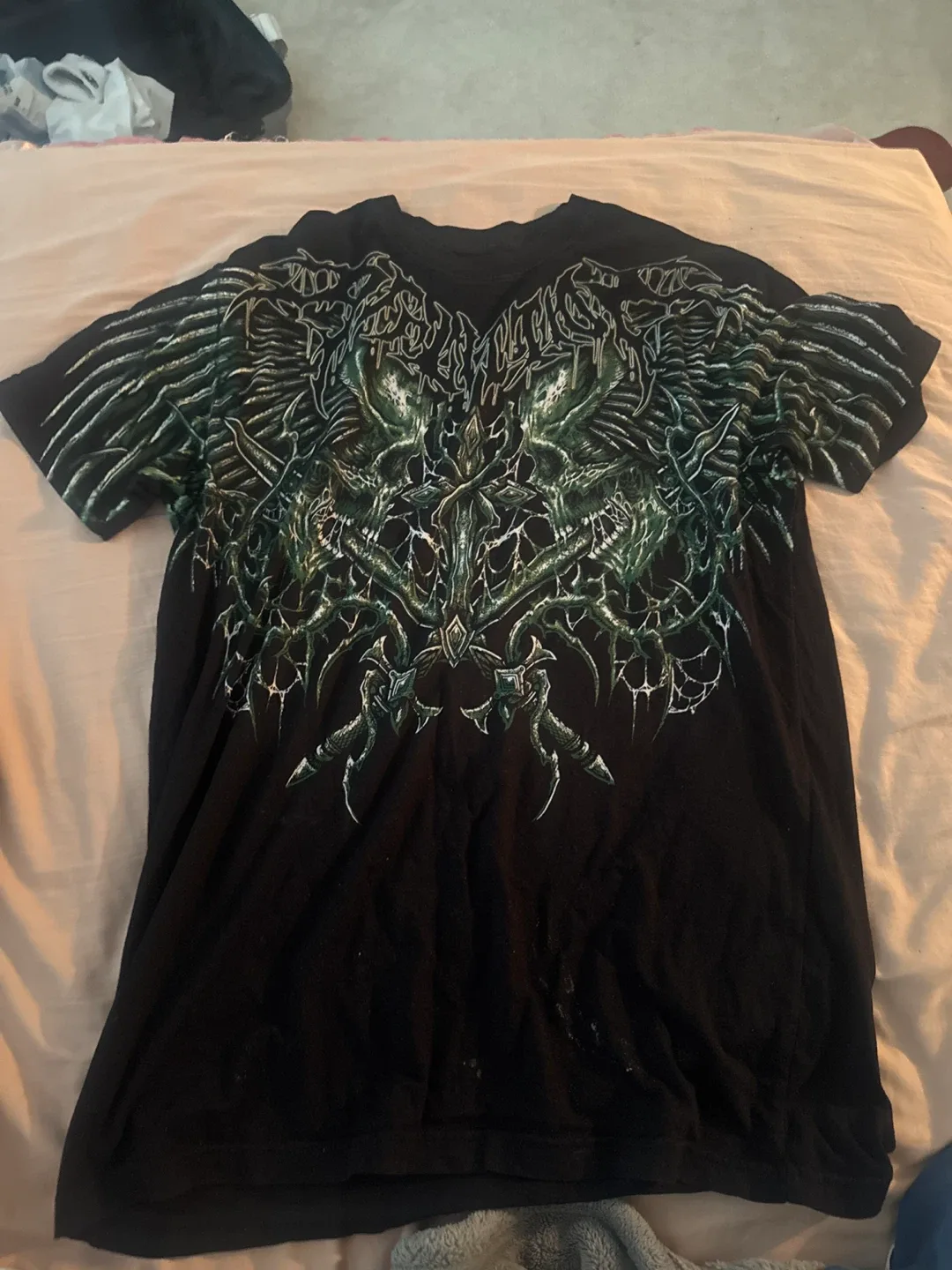 Black Graphic Print T-Shirt