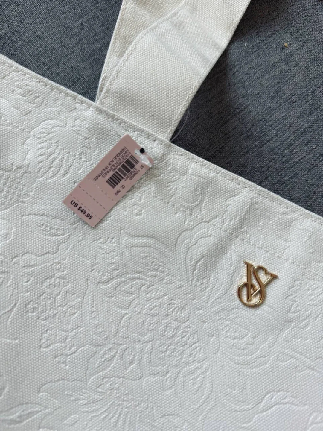 Floral-Embossed Tote Bag , Victoria Secret image indicator(4)