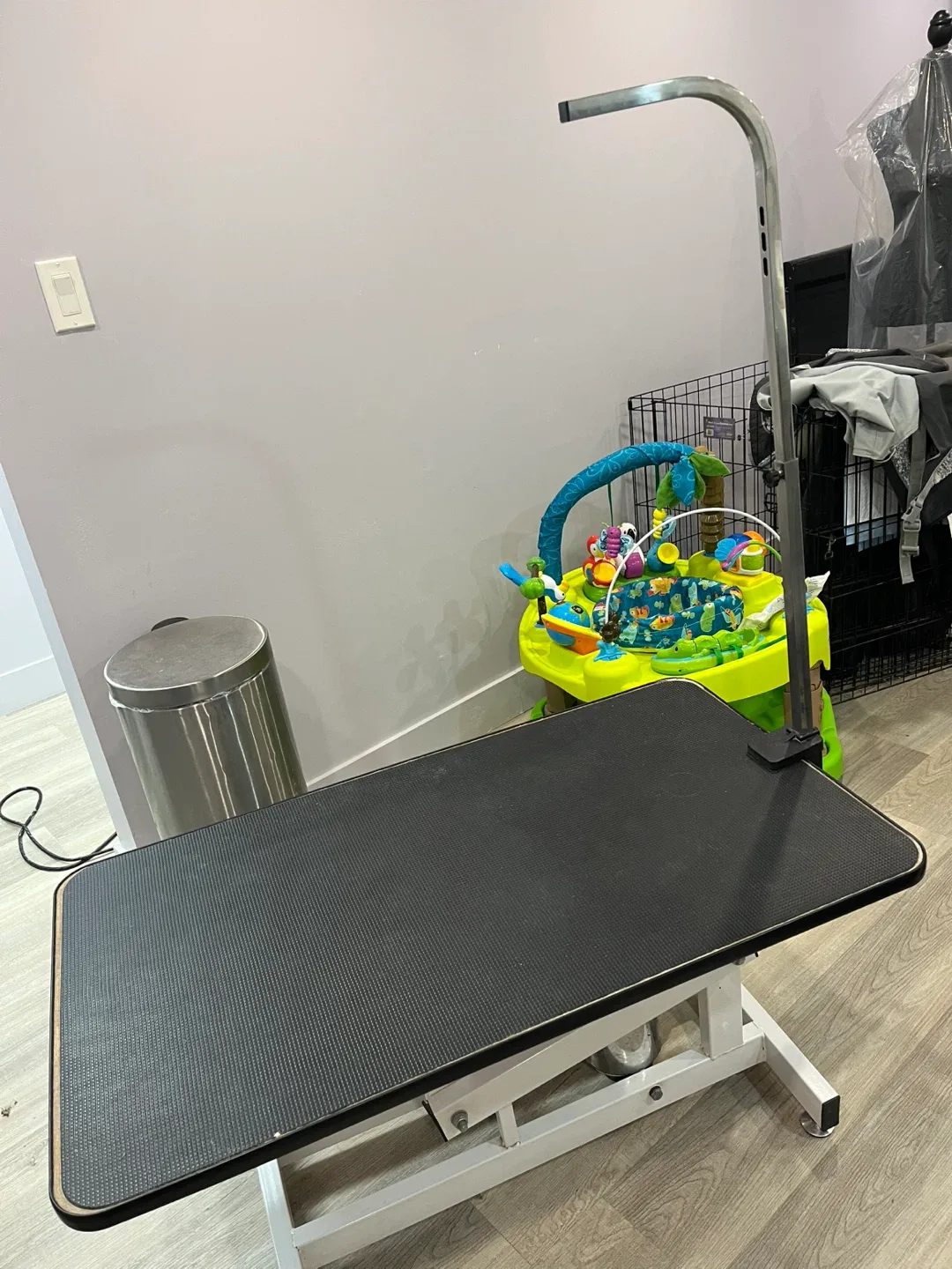 Hydraulic Dog Grooming Table with Adjustable Arm