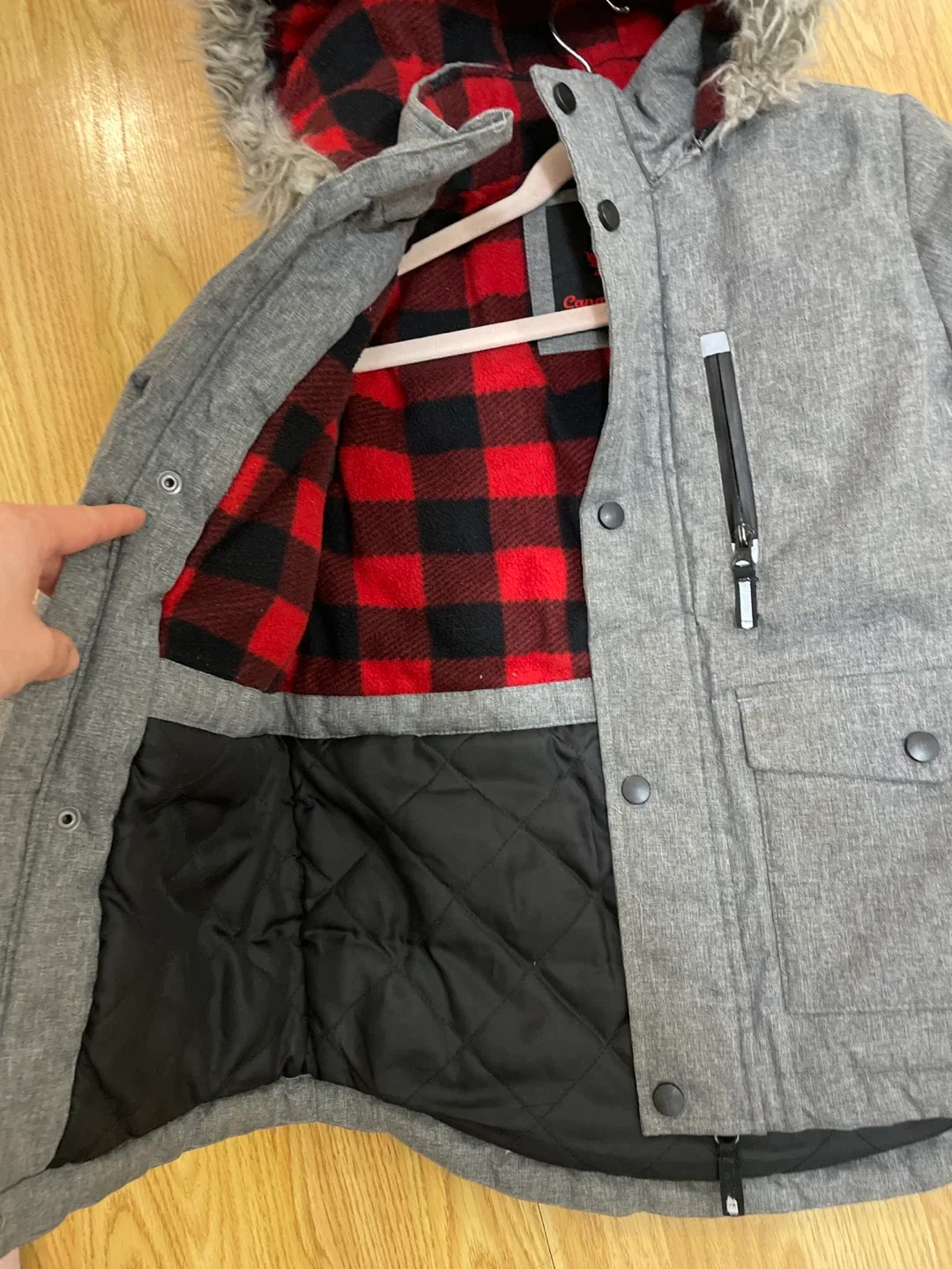 Carter's Grey Winter Jacket #cleanout image indicator(2)