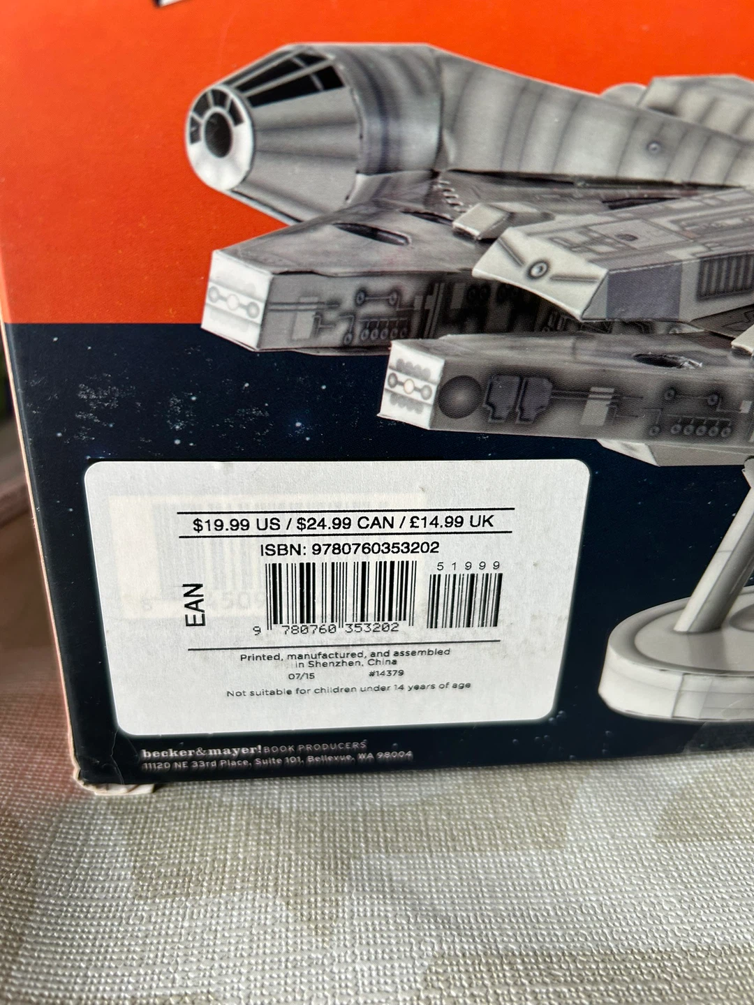 Star Wars Millennium Falcon Deluxe Paper Model Kit - photo 5