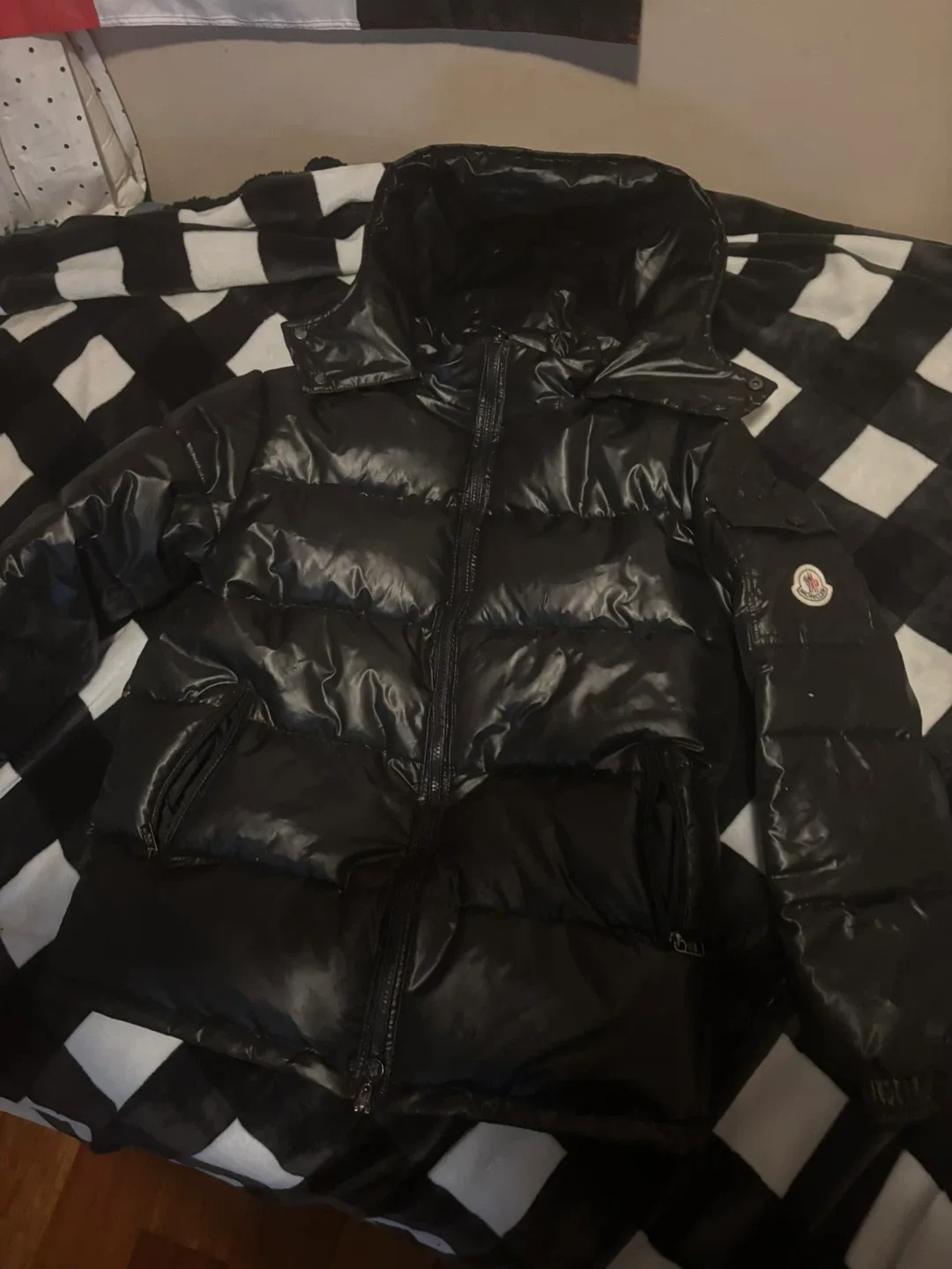 Moncler Black Puffer Jacket