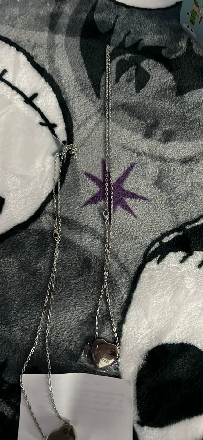 Paw Prints on My Heart Necklace urn image indicator(4)