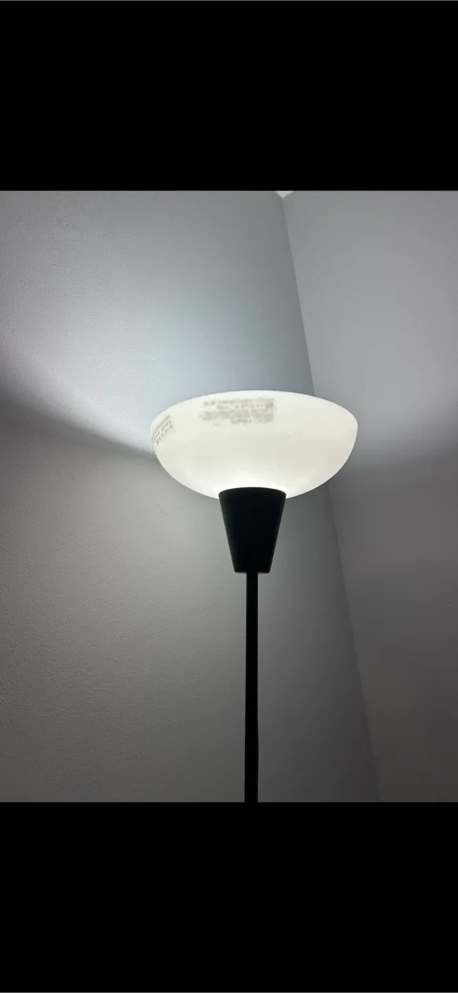 IKEA TÅGARP Floor Uplighter - Black/White