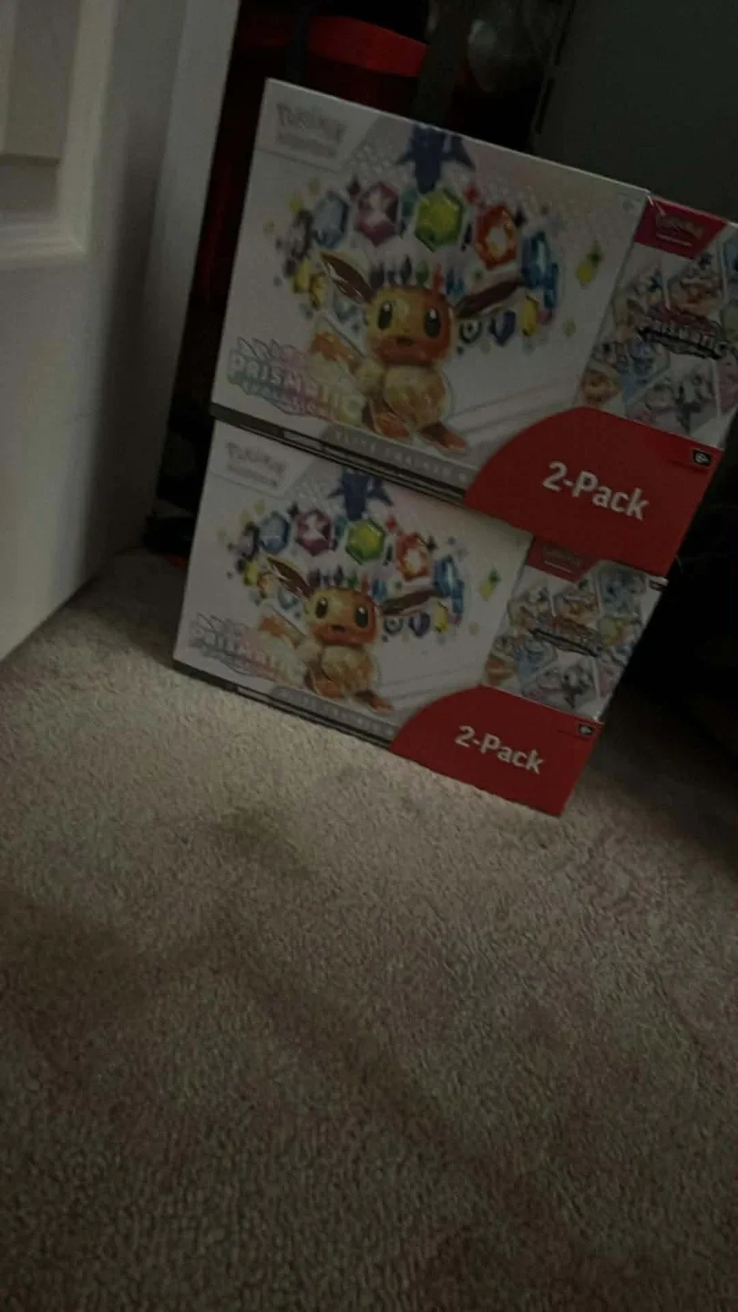 Prismatic Evolution ETB Costco 2 pack