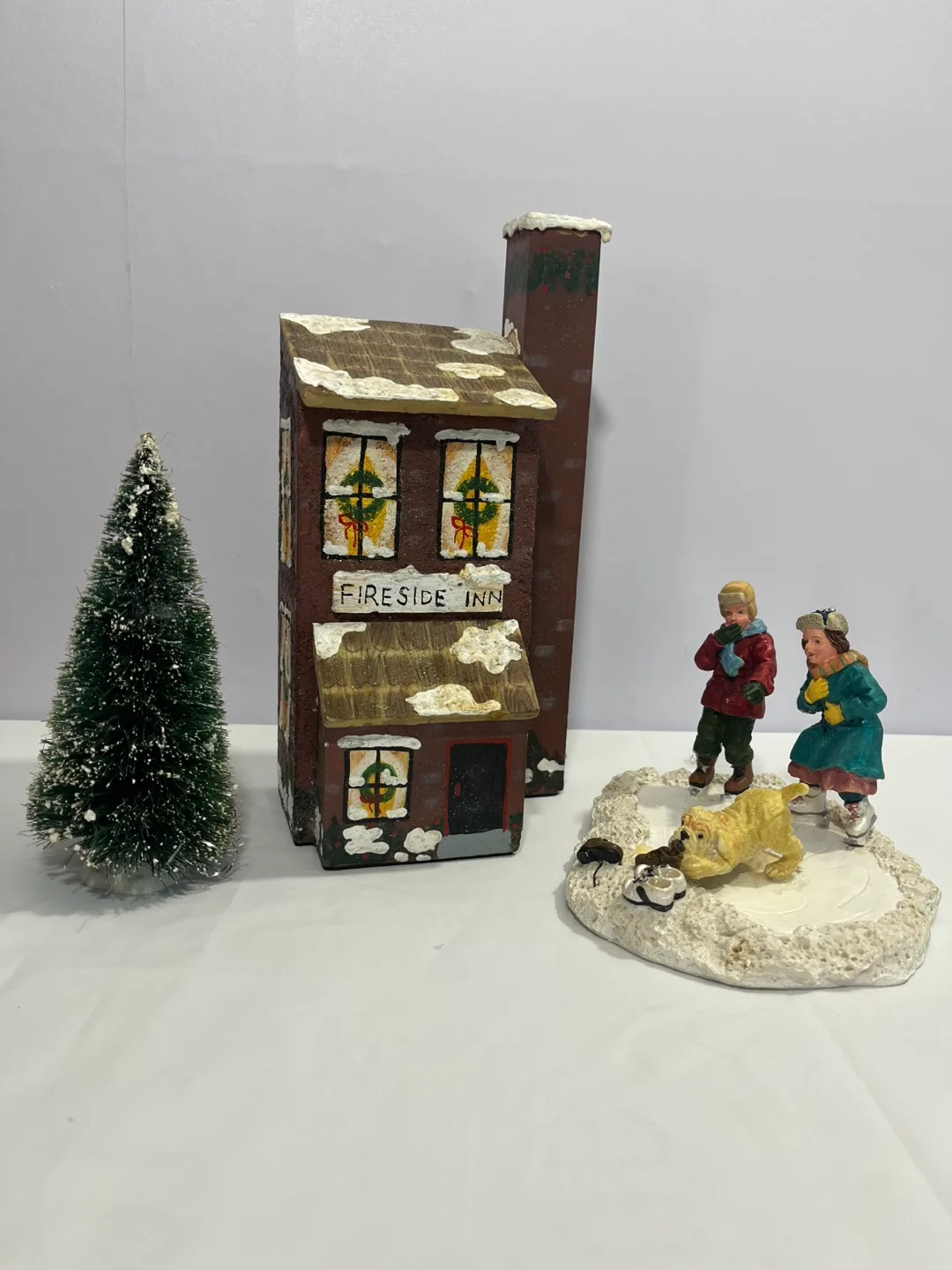 Fireside Inn Christmas Village Decoration