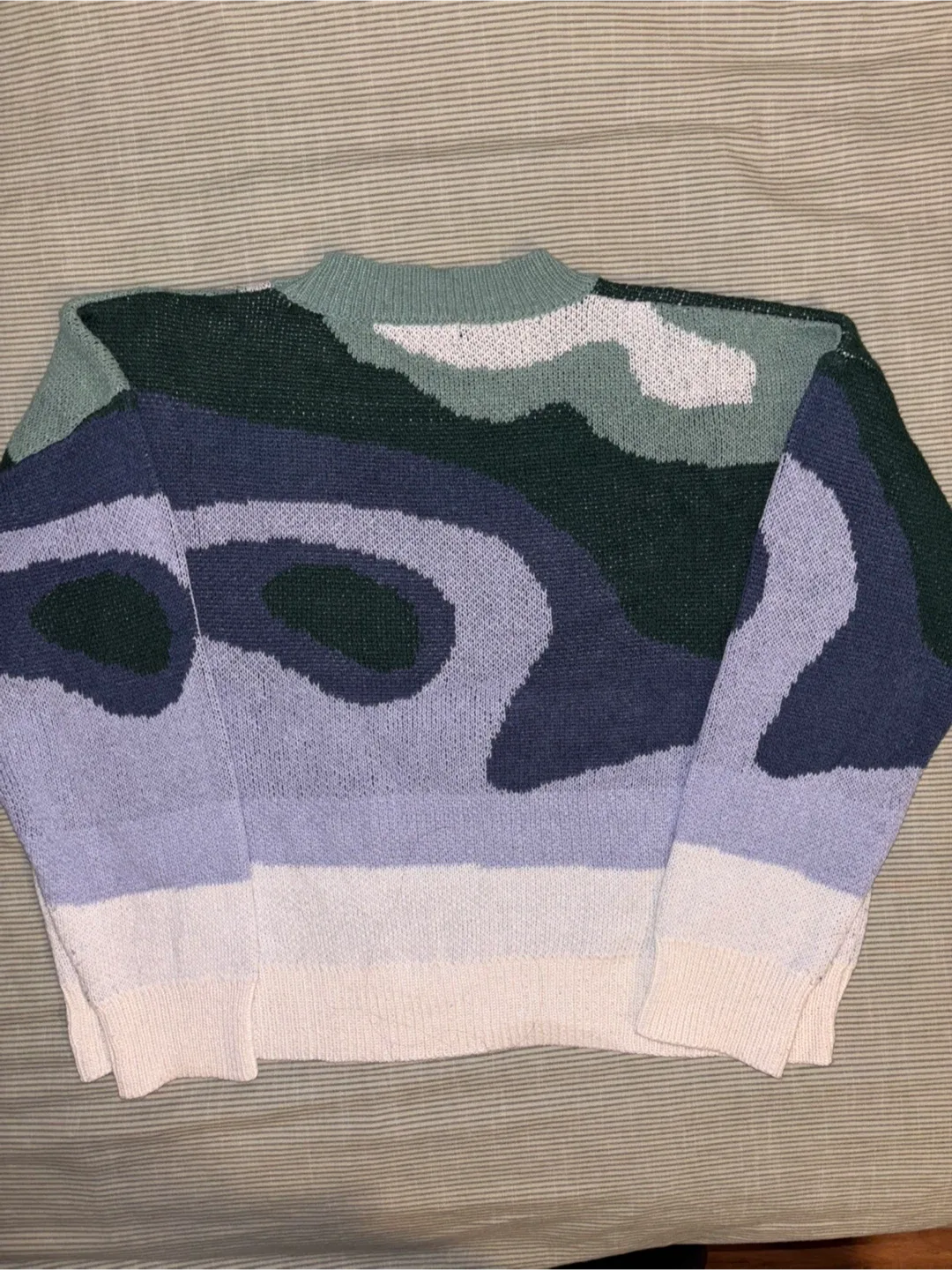 Abstract Pattern Knit Sweater image indicator(2)