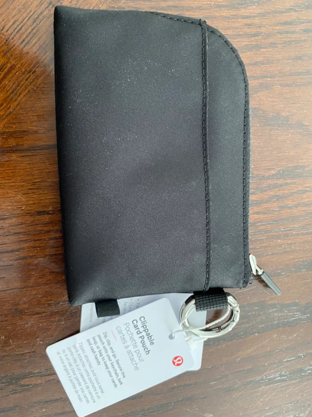 Lululemon Clippable Card Pouch - Black image indicator(2)