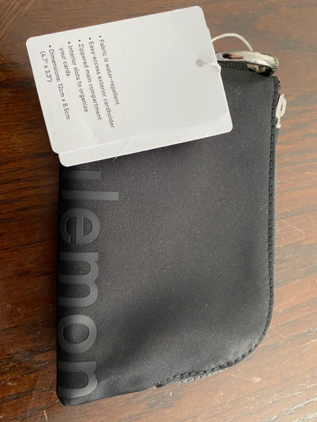 Lululemon Clippable Card Pouch - Black