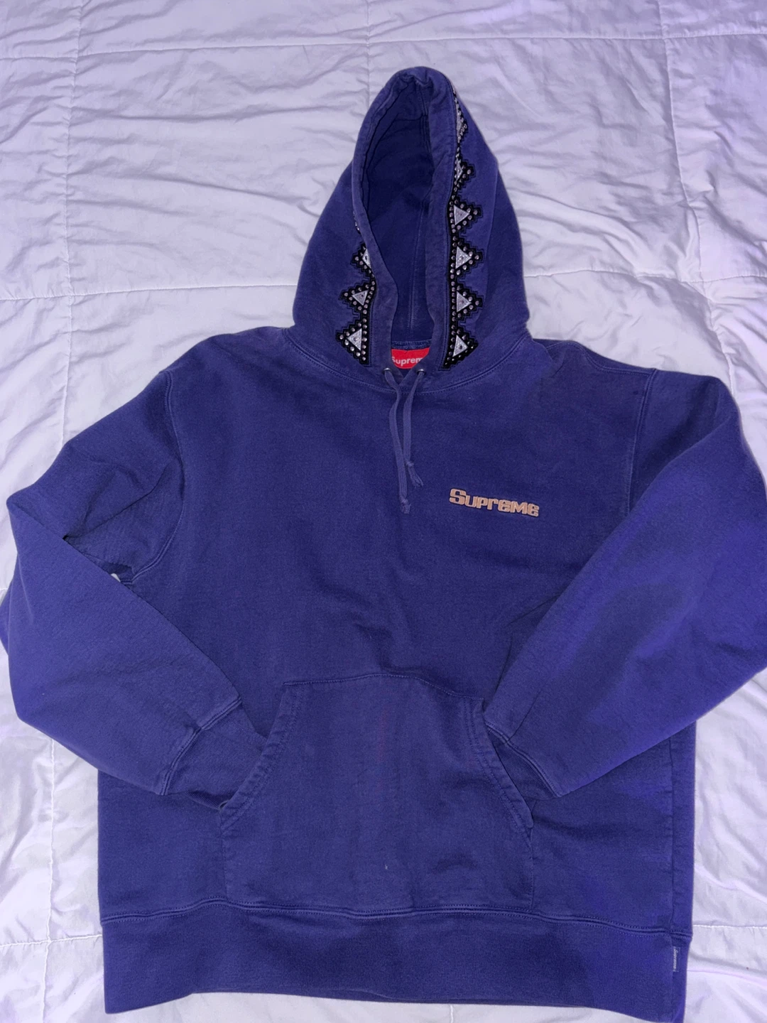Supreme Pharaoh Studded Hoodie, Medium $200 - photo 2