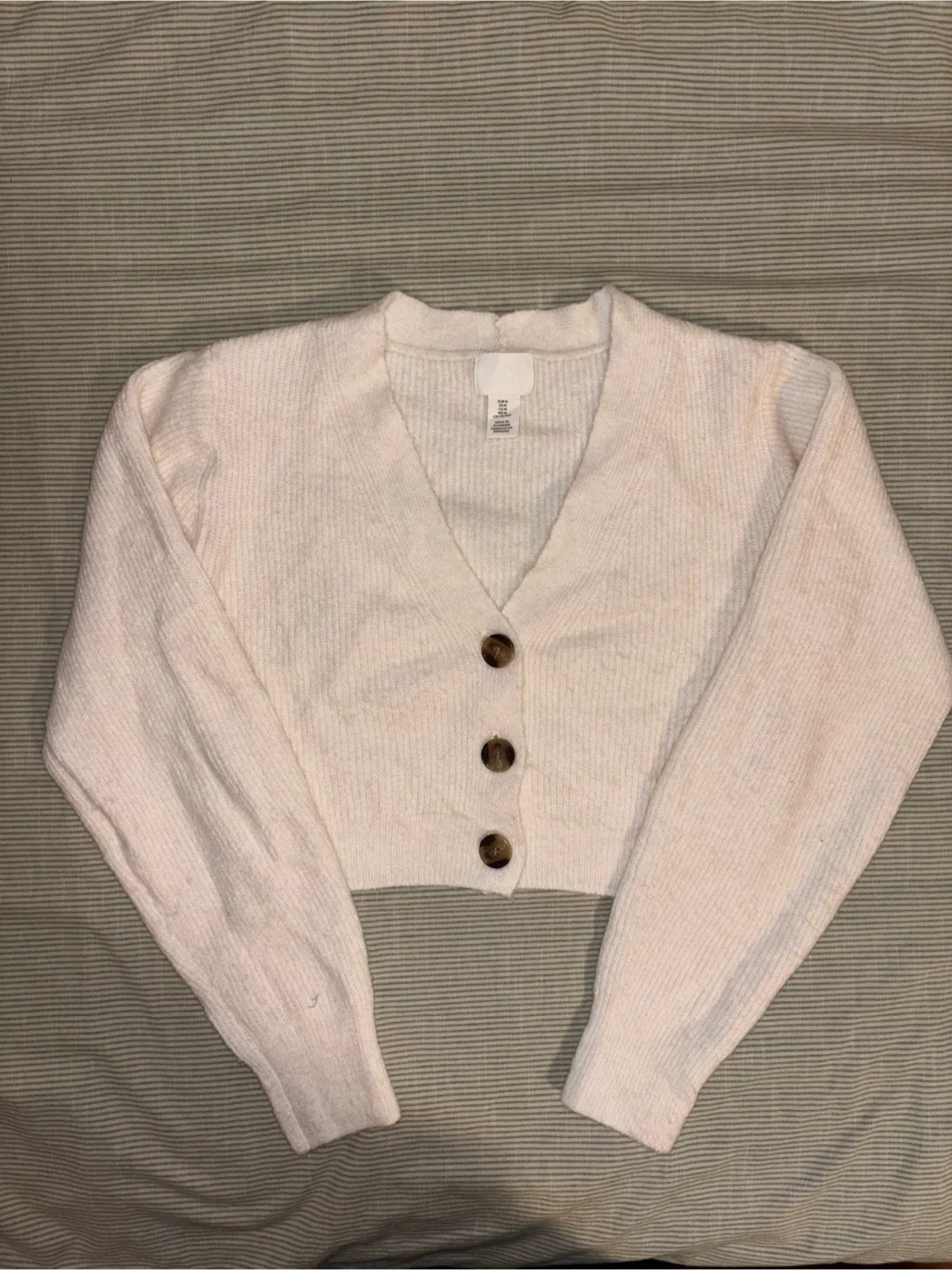 H&M White Cardigan