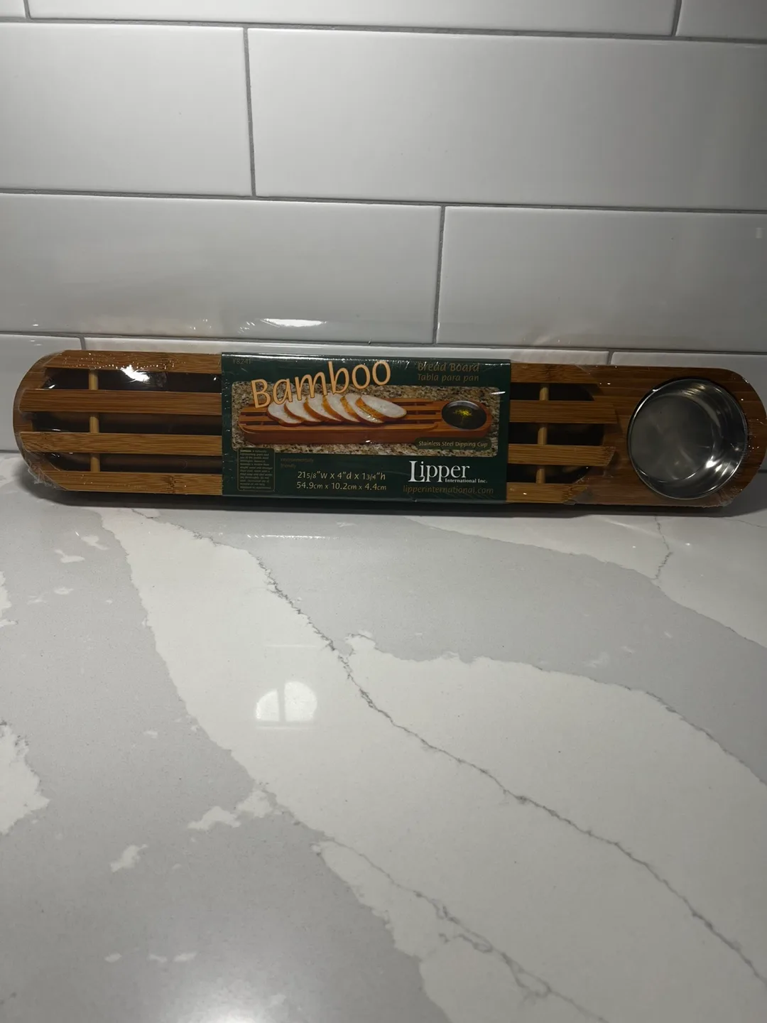 New Lipper International Bamboo Bread Board