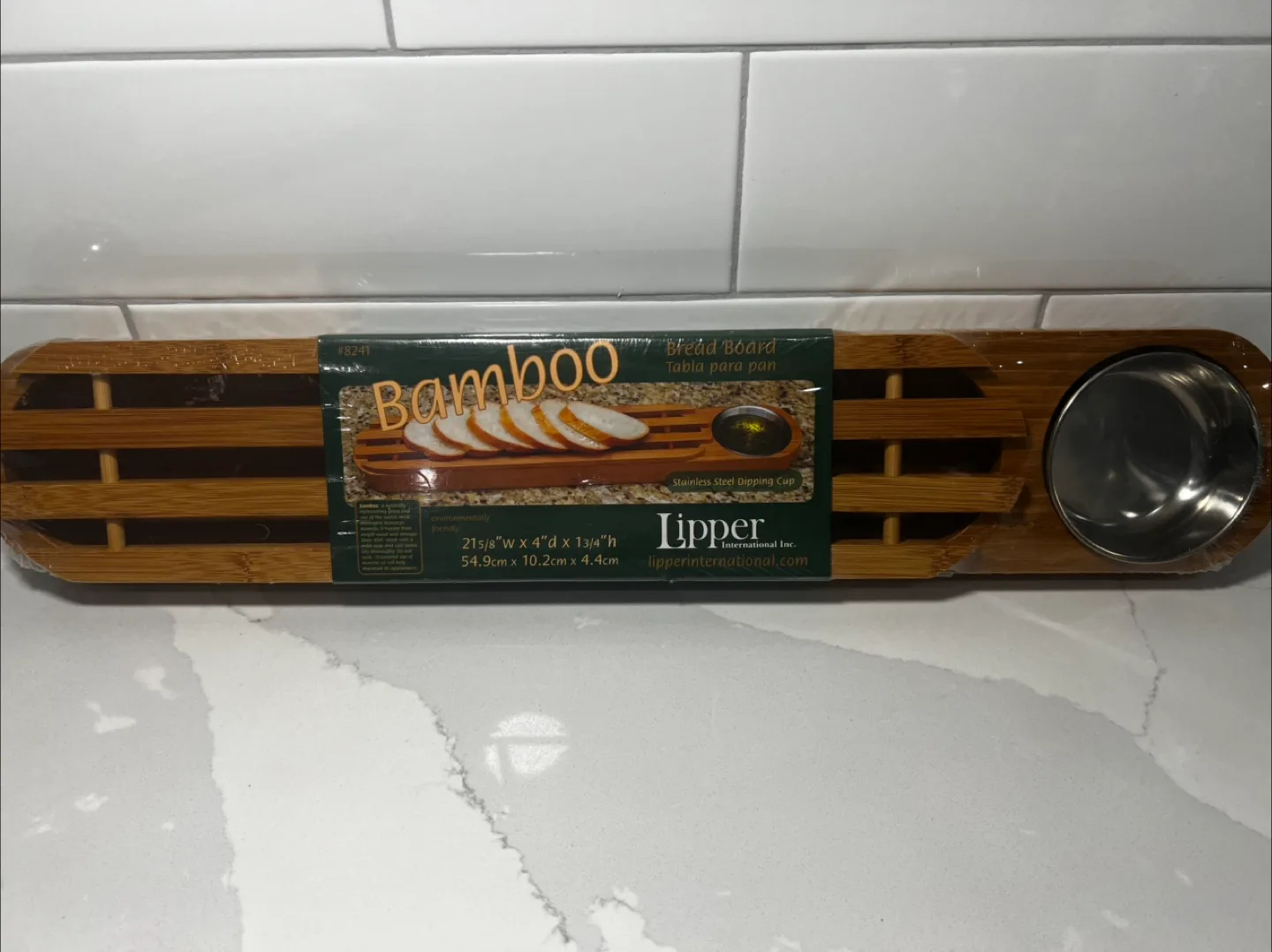 New Lipper International Bamboo Bread Board image indicator(5)