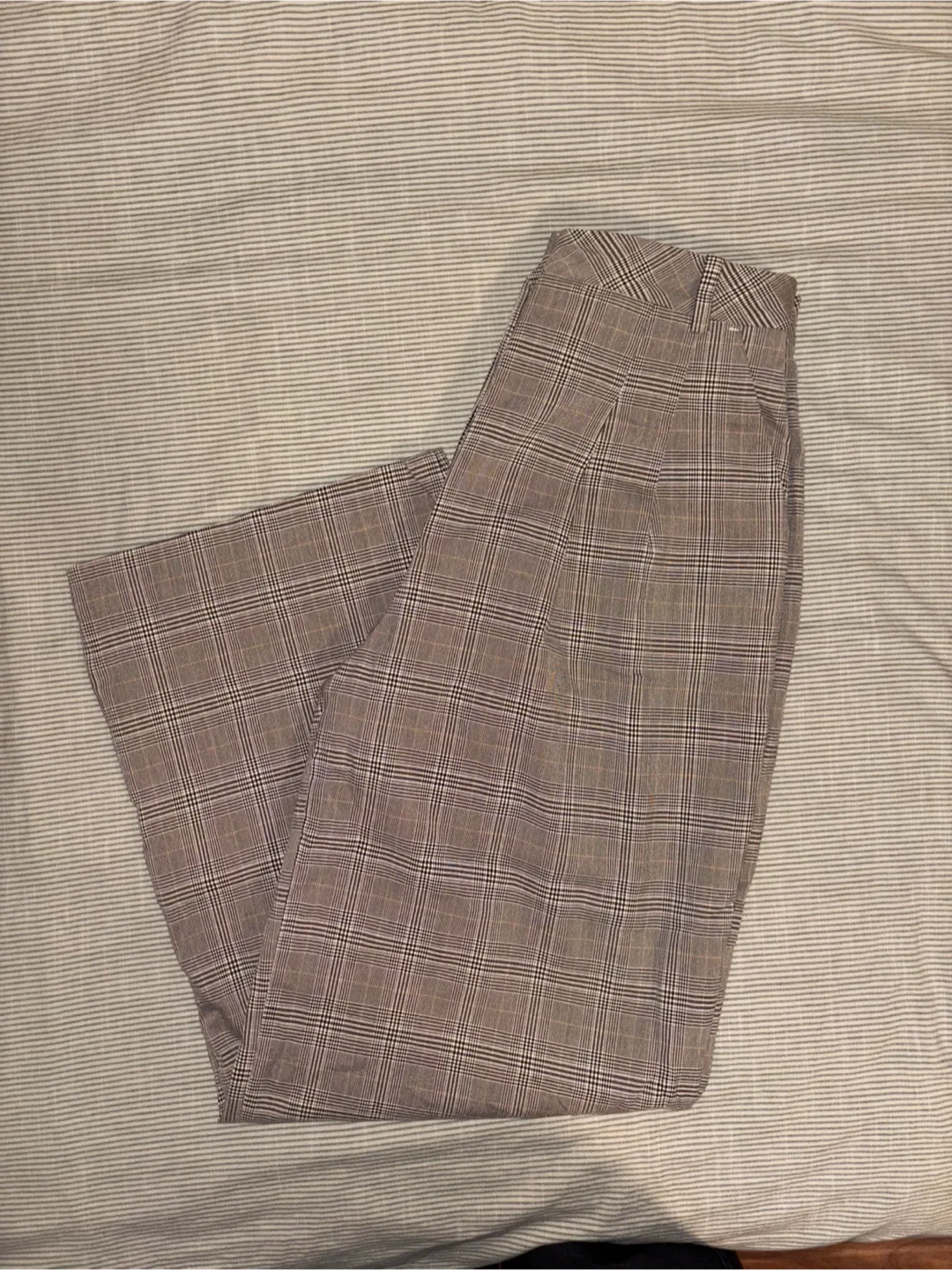 H&M Plaid Wide Leg Pants