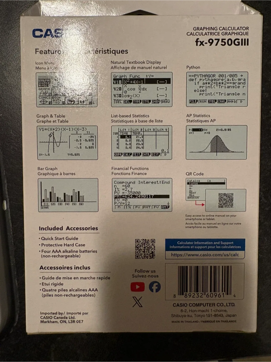 Casio fx-9750GIII Graphing Calculator - Like New image indicator(2)