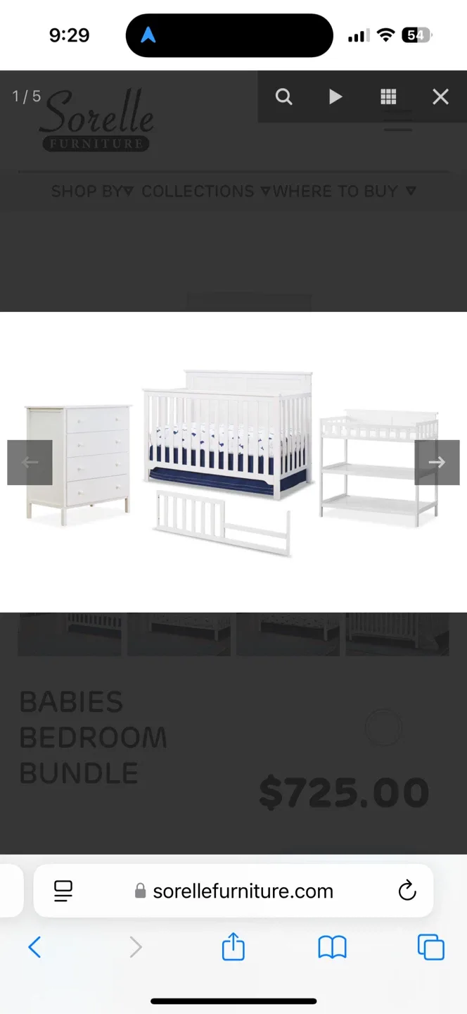 Crib Baby Toddler Bed image indicator(4)