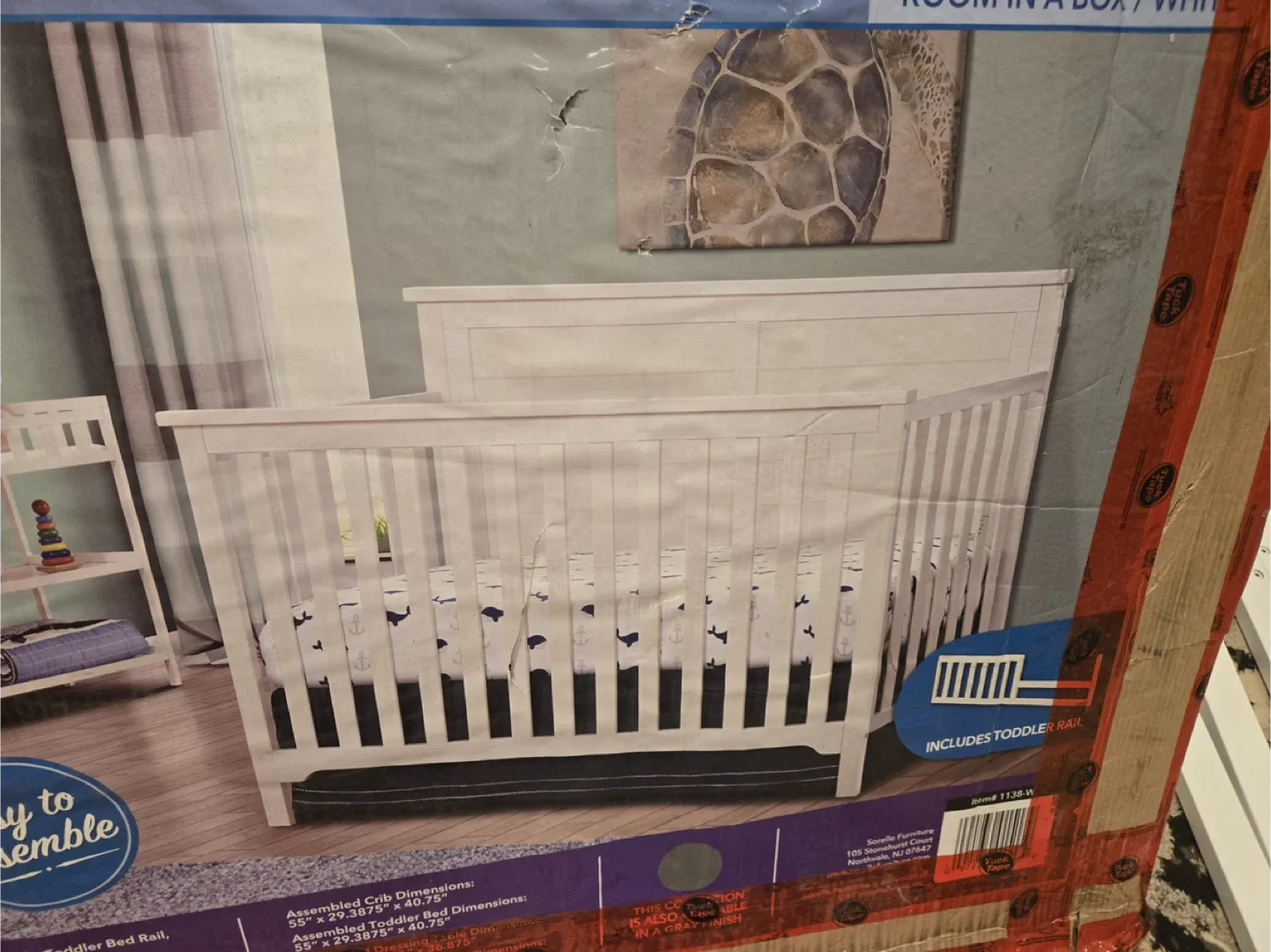 Crib Baby Toddler Bed image indicator(9)