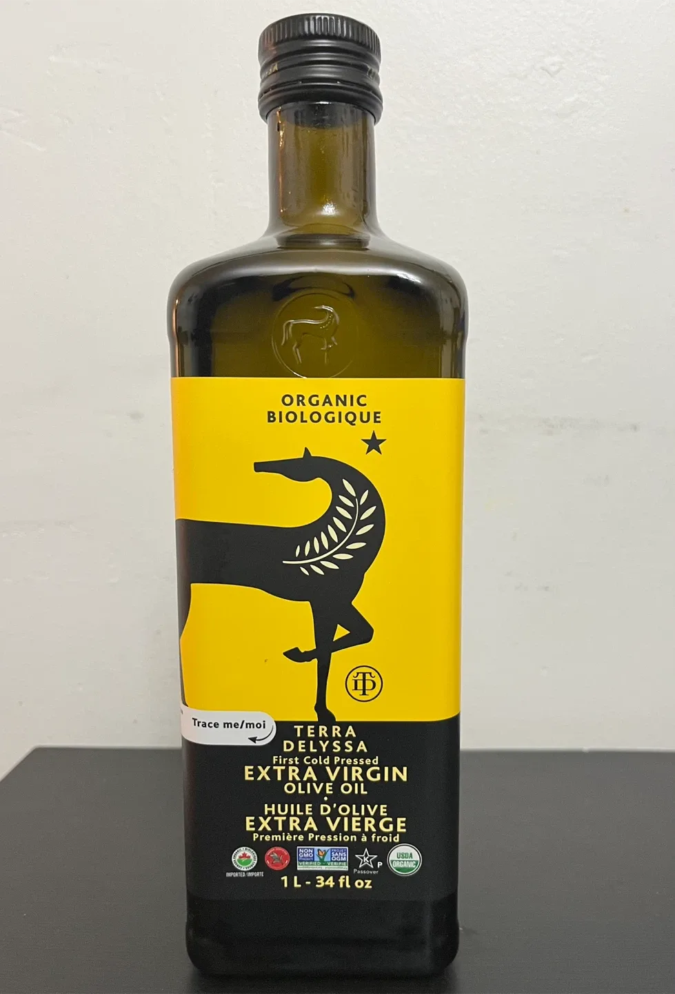 Terra Delyssa Organic Extra Virgin Olive Oil 1L