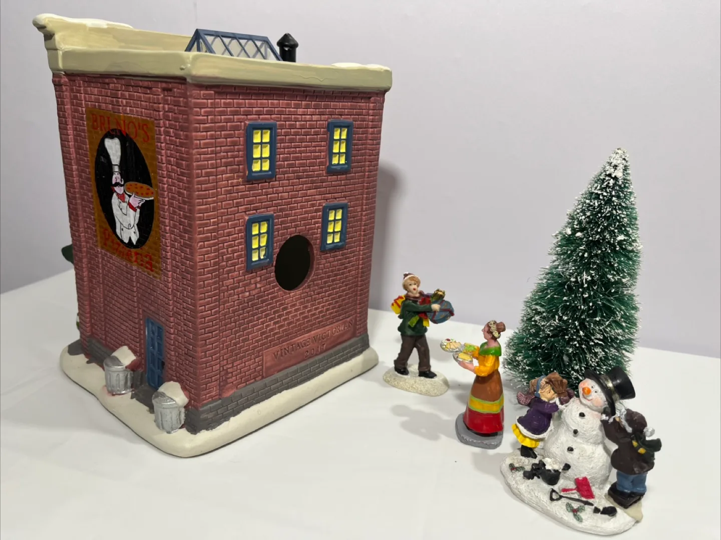 Bruno's Pizzeria Christmas Village Decorations image indicator(5)