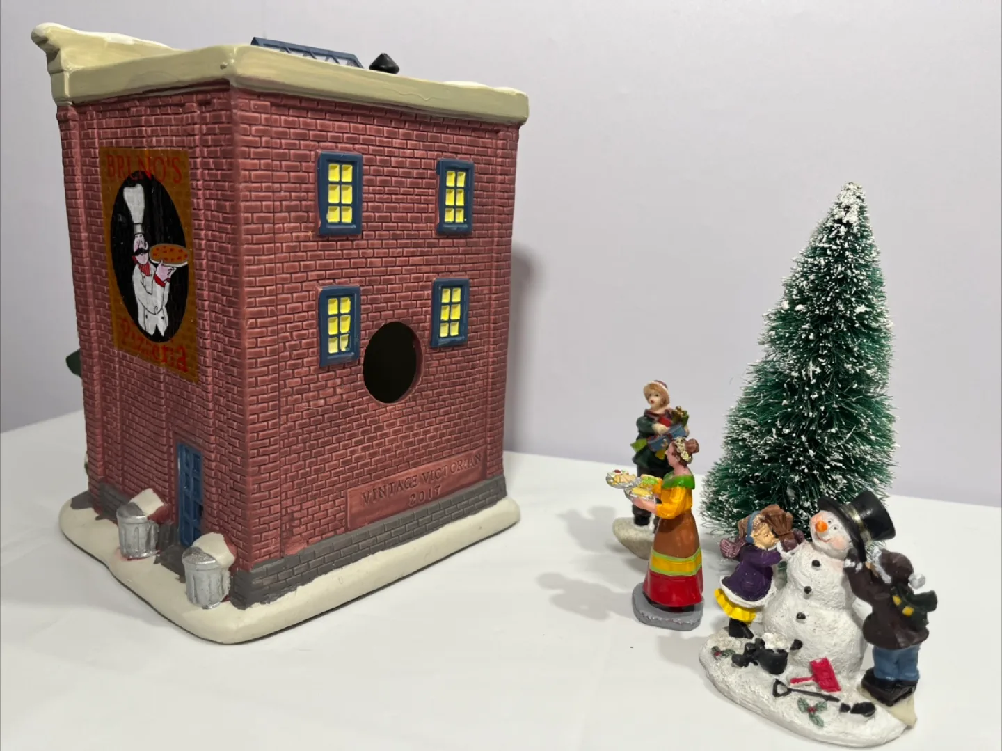 Bruno's Pizzeria Christmas Village Decorations image indicator(4)