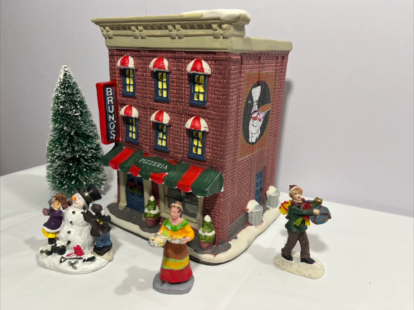 Bruno's Pizzeria Christmas Village Decorations image indicator(2)
