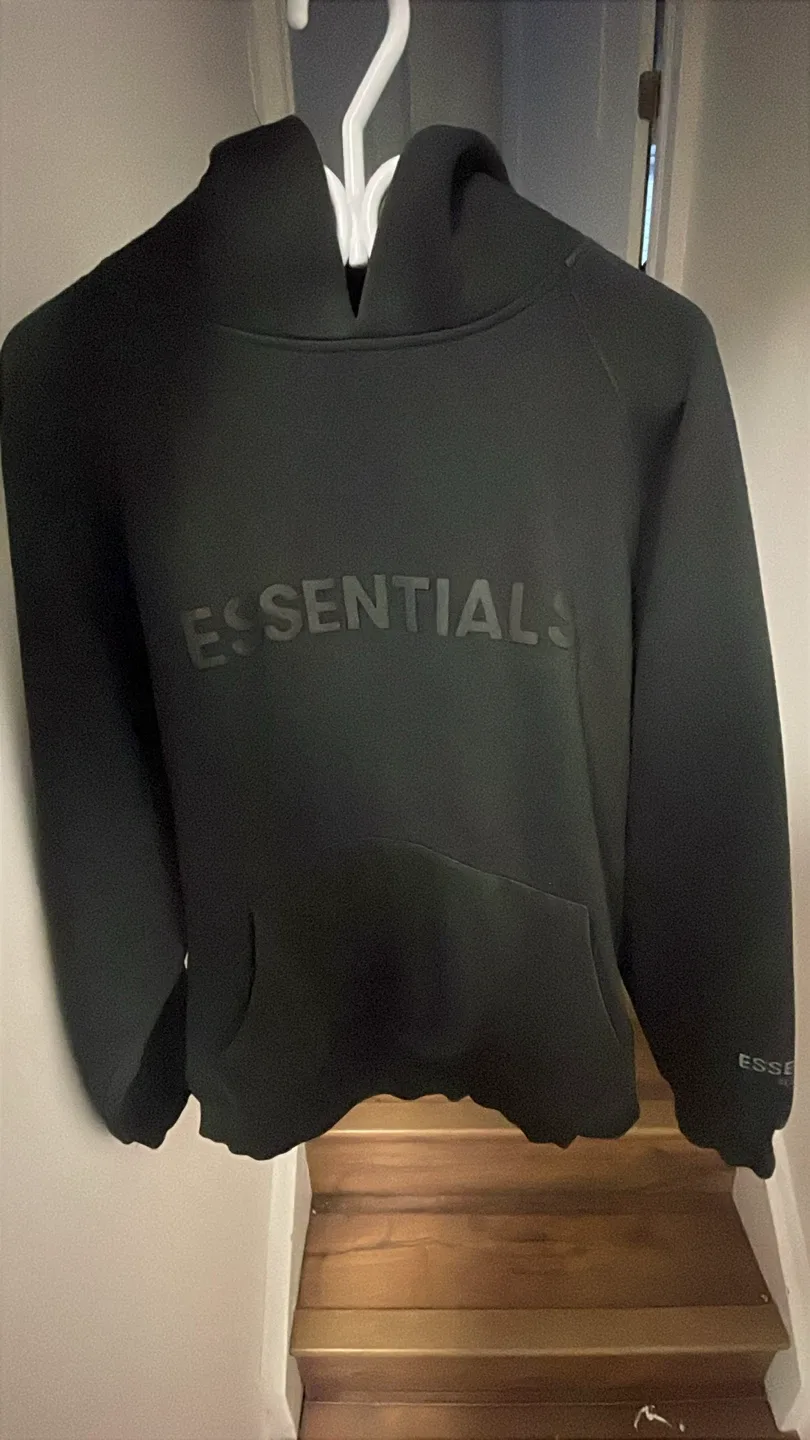 Essentials Black Hoodie