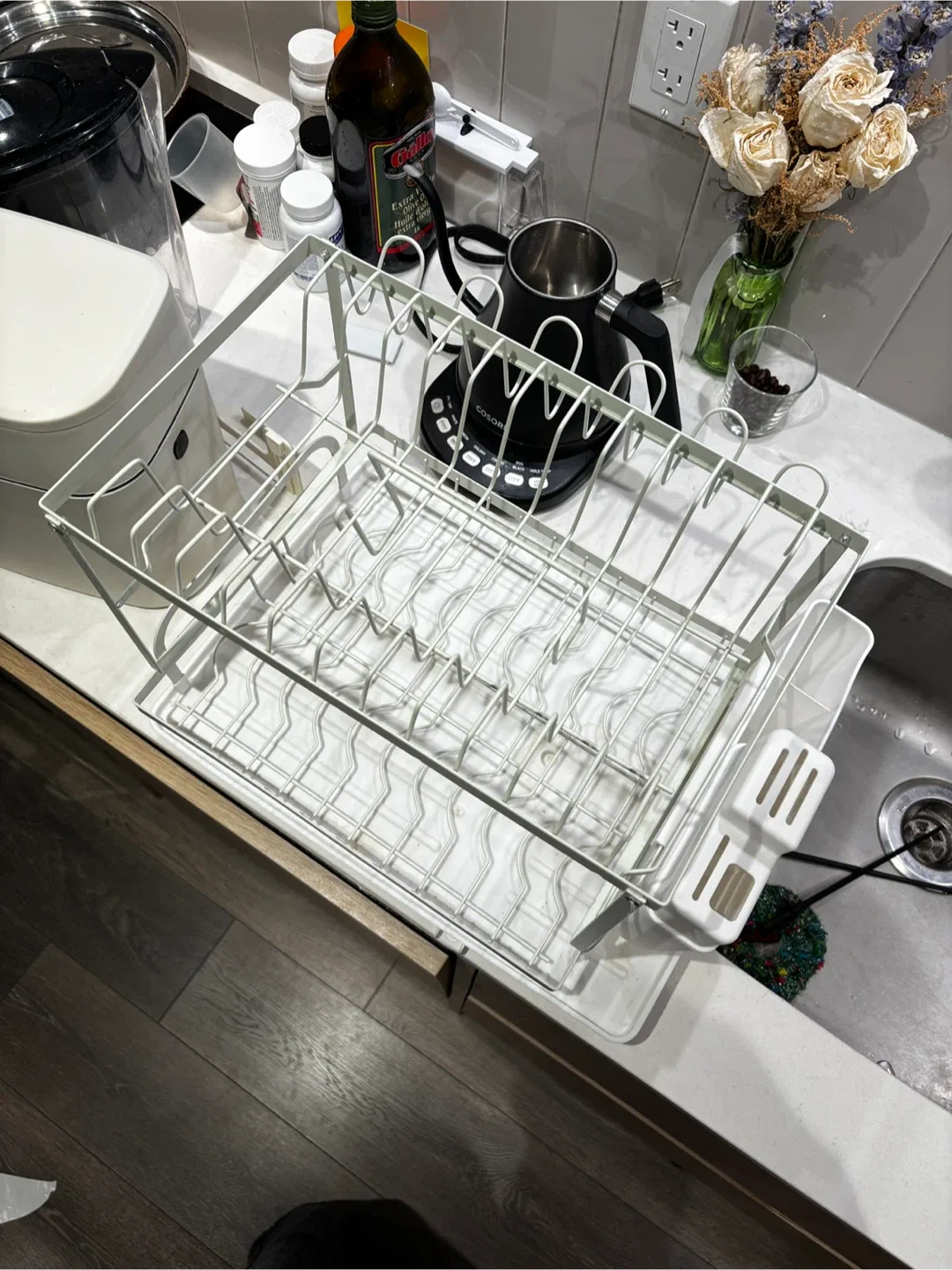 White Dish Drying Rack image indicator(3)