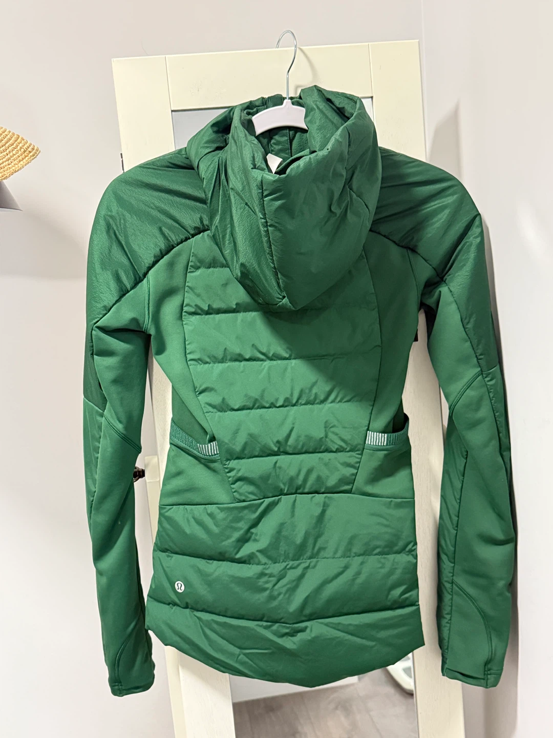 Lululemon Down For It All Jacket - Green, Size 6 - photo 2
