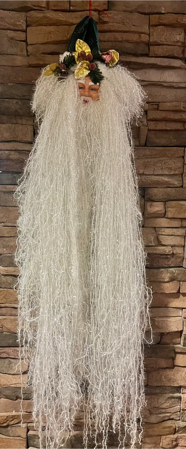 #Cleanout- Christmas Santa Wall Hanging Decor