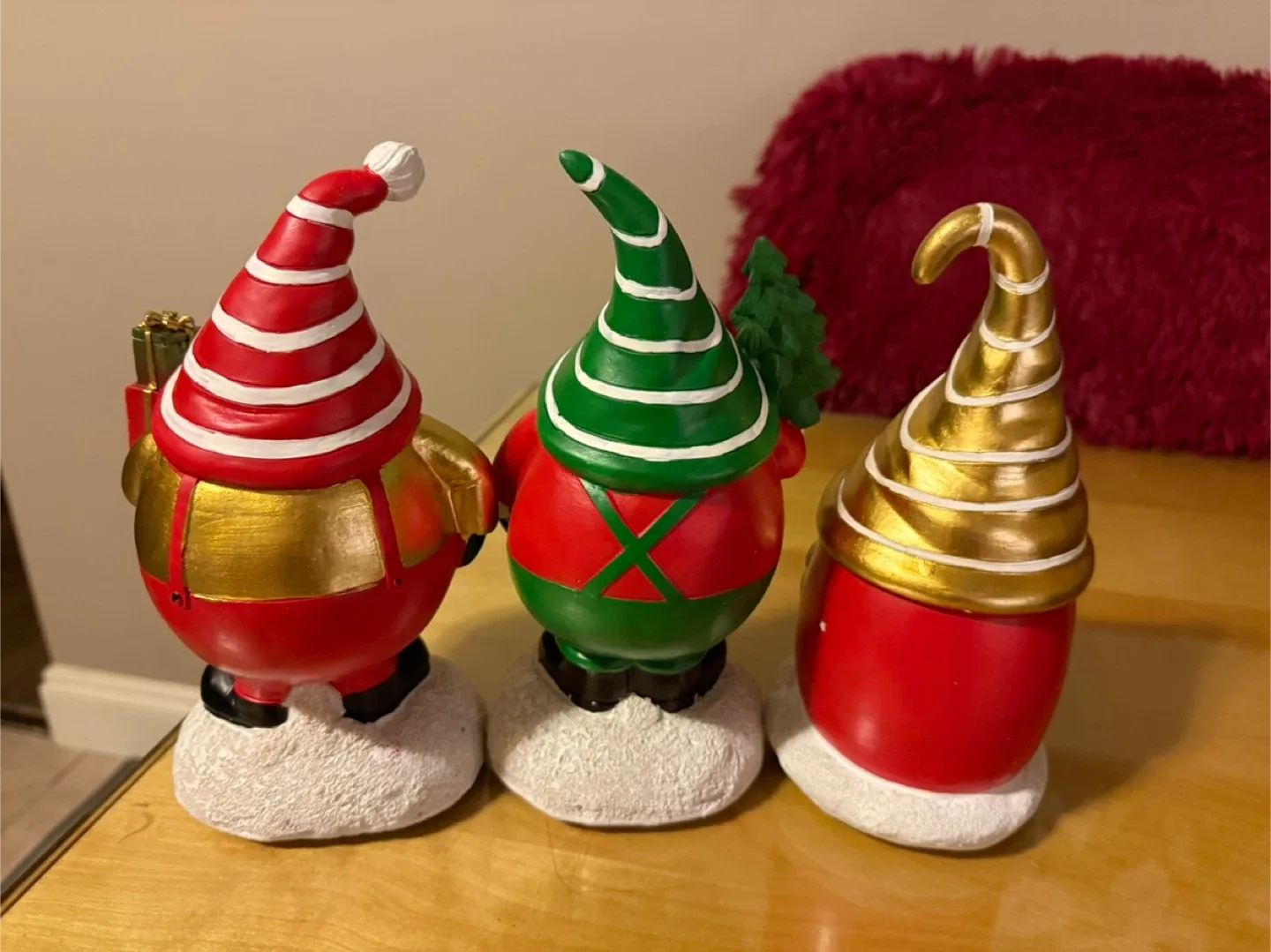 Set of 3 Christmas Gnome Figurines image indicator(2)