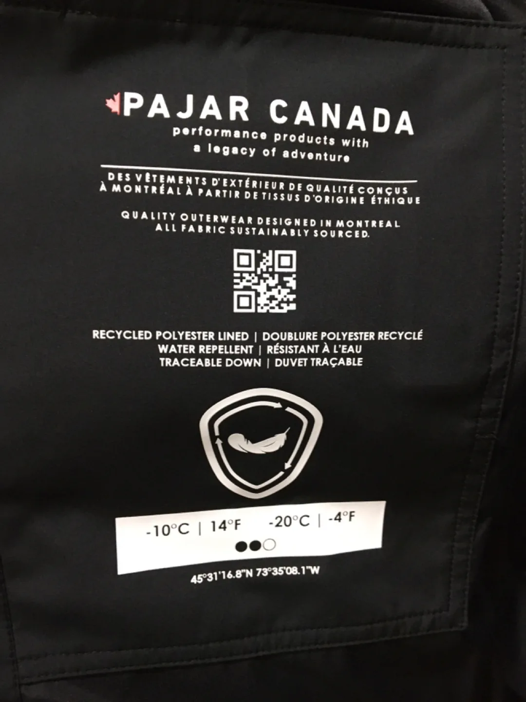 Pajar Black Puffer Jacket image indicator(8)