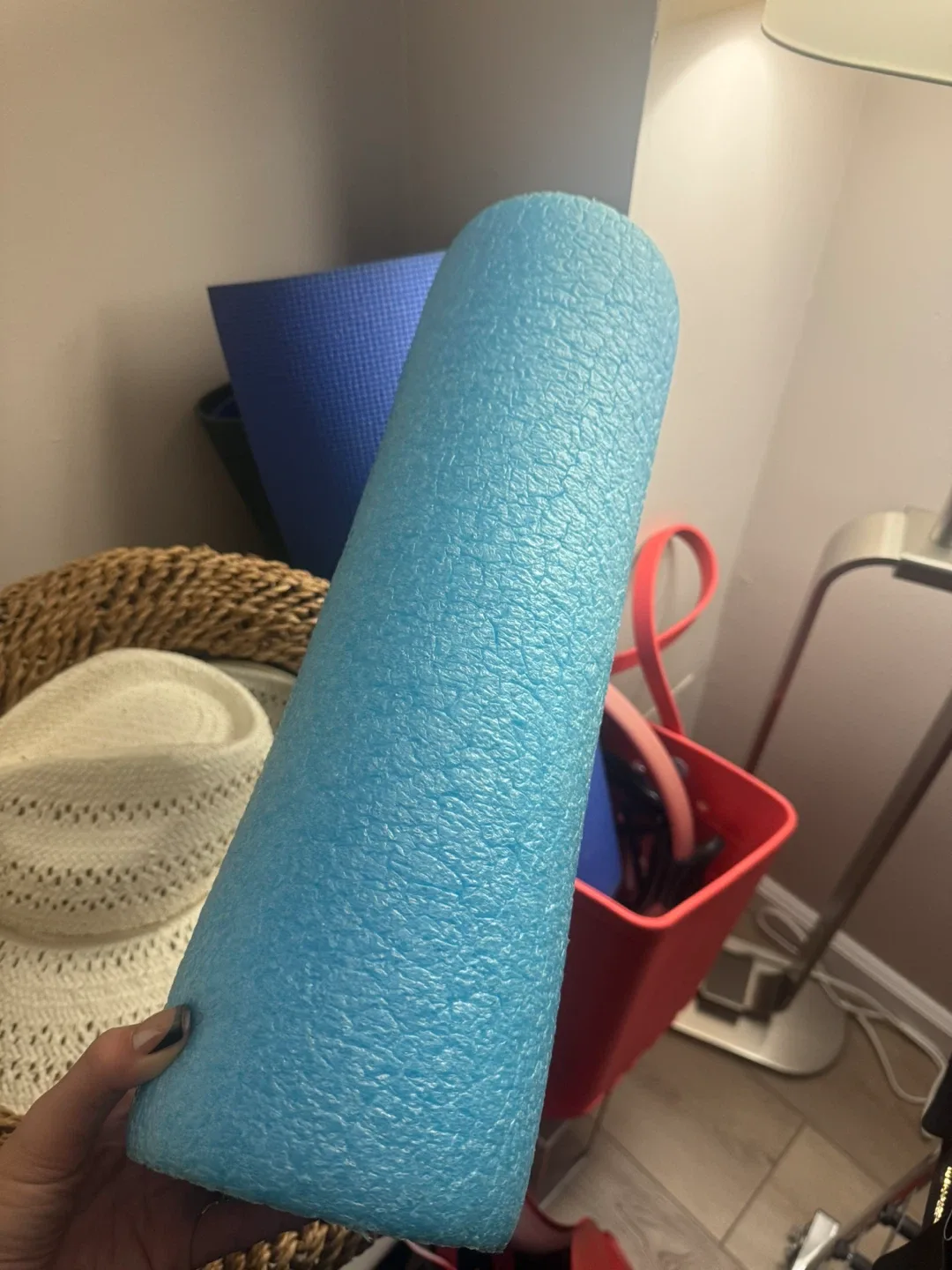 Light Blue Foam Roller #cleanout image indicator(2)