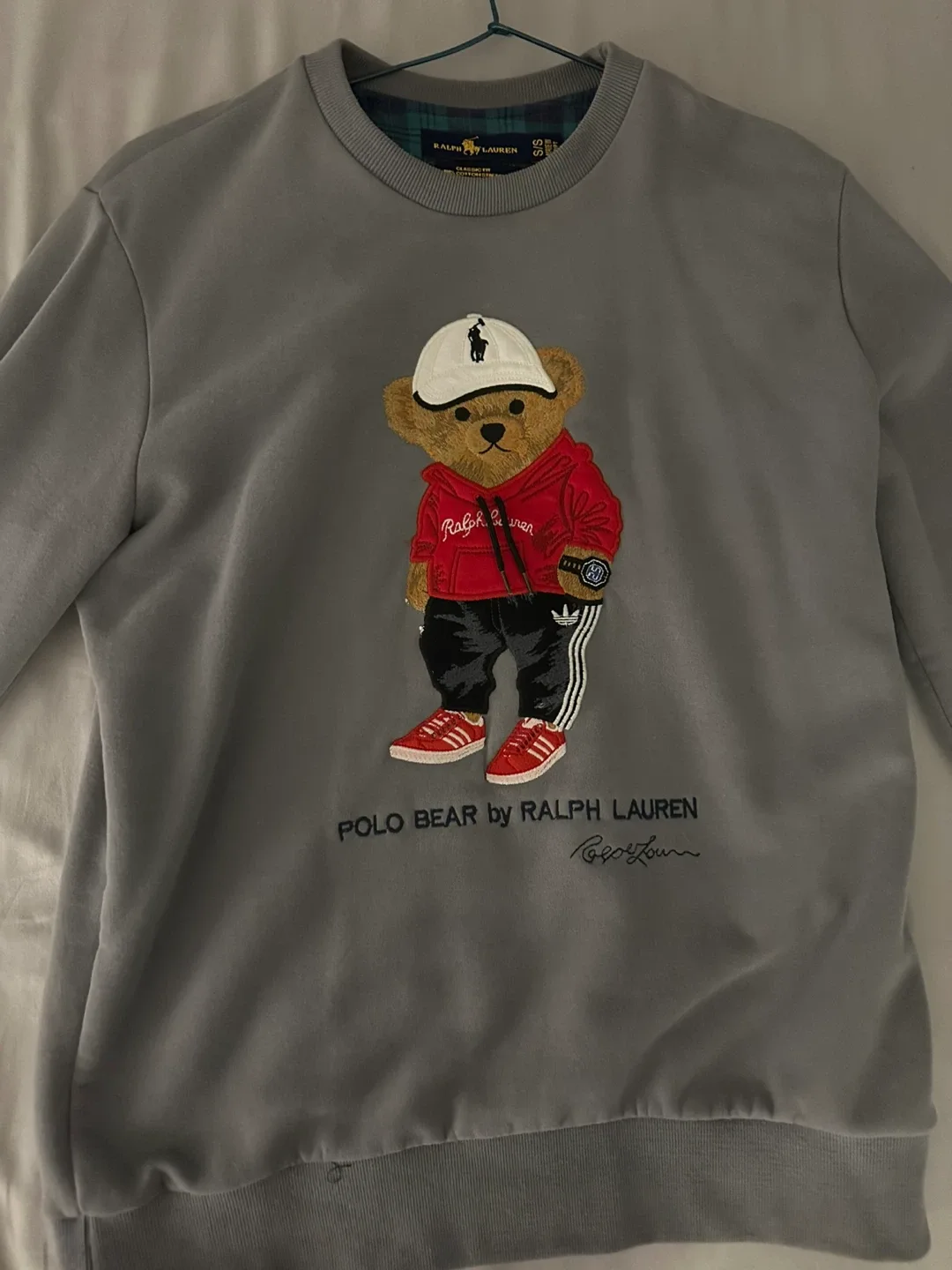 Ralph Lauren Polo Bear Sweatshirt - Size S but big good for m
