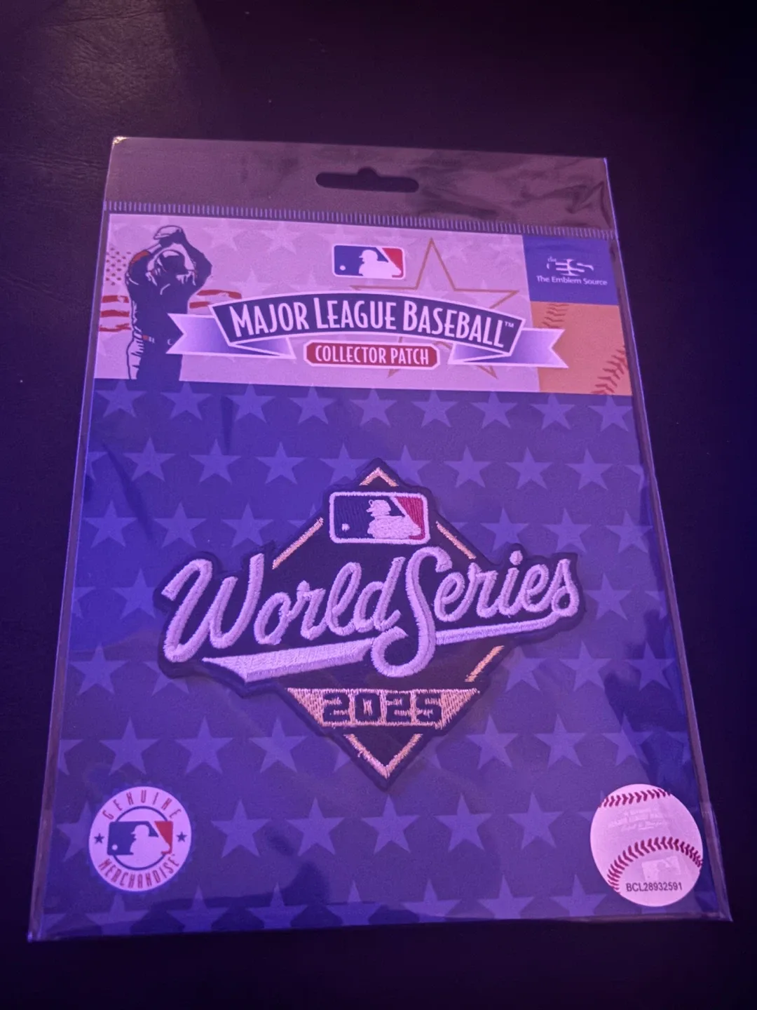 MLB World Series 2025 Collector Patch - New