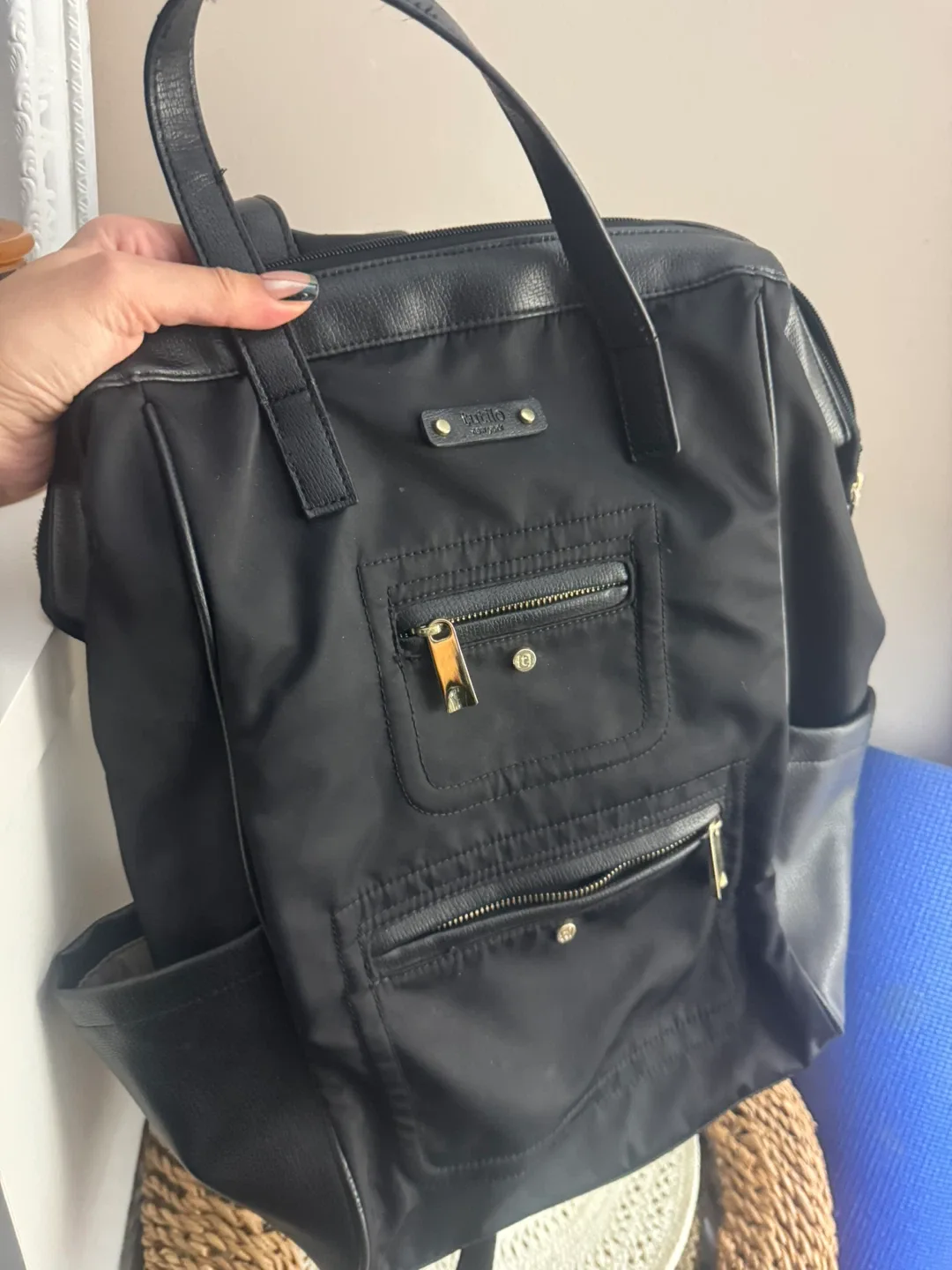 Black Backpack #cleanout