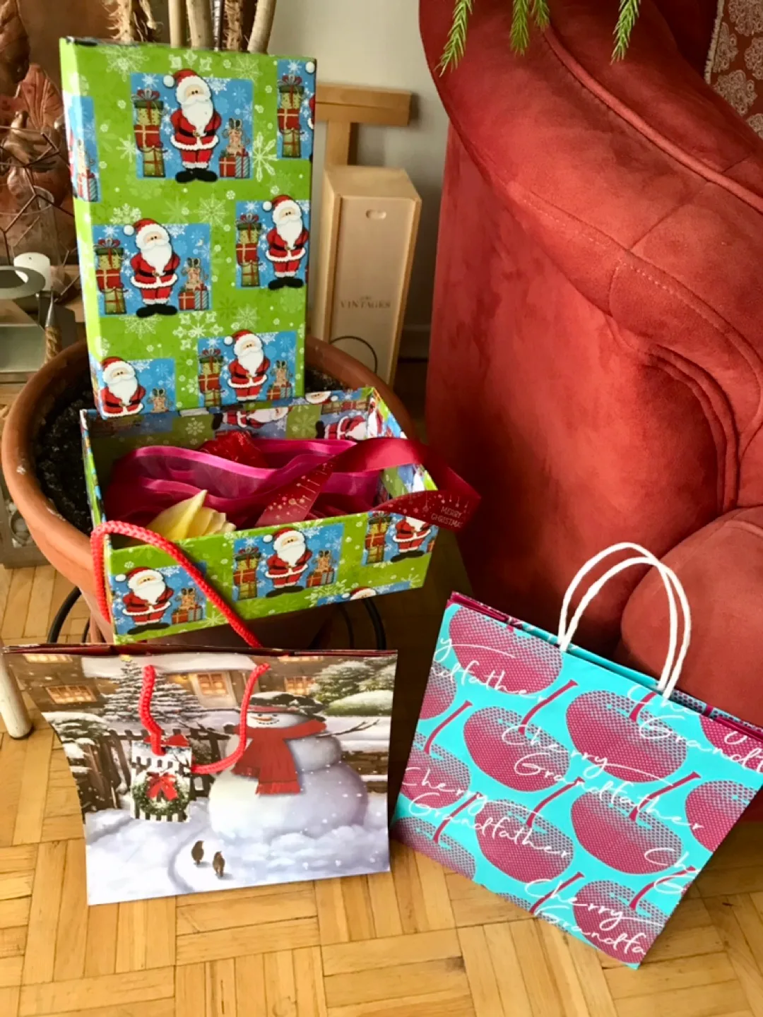 🎄🎁Gift Box, Gift Bags, Ribbons