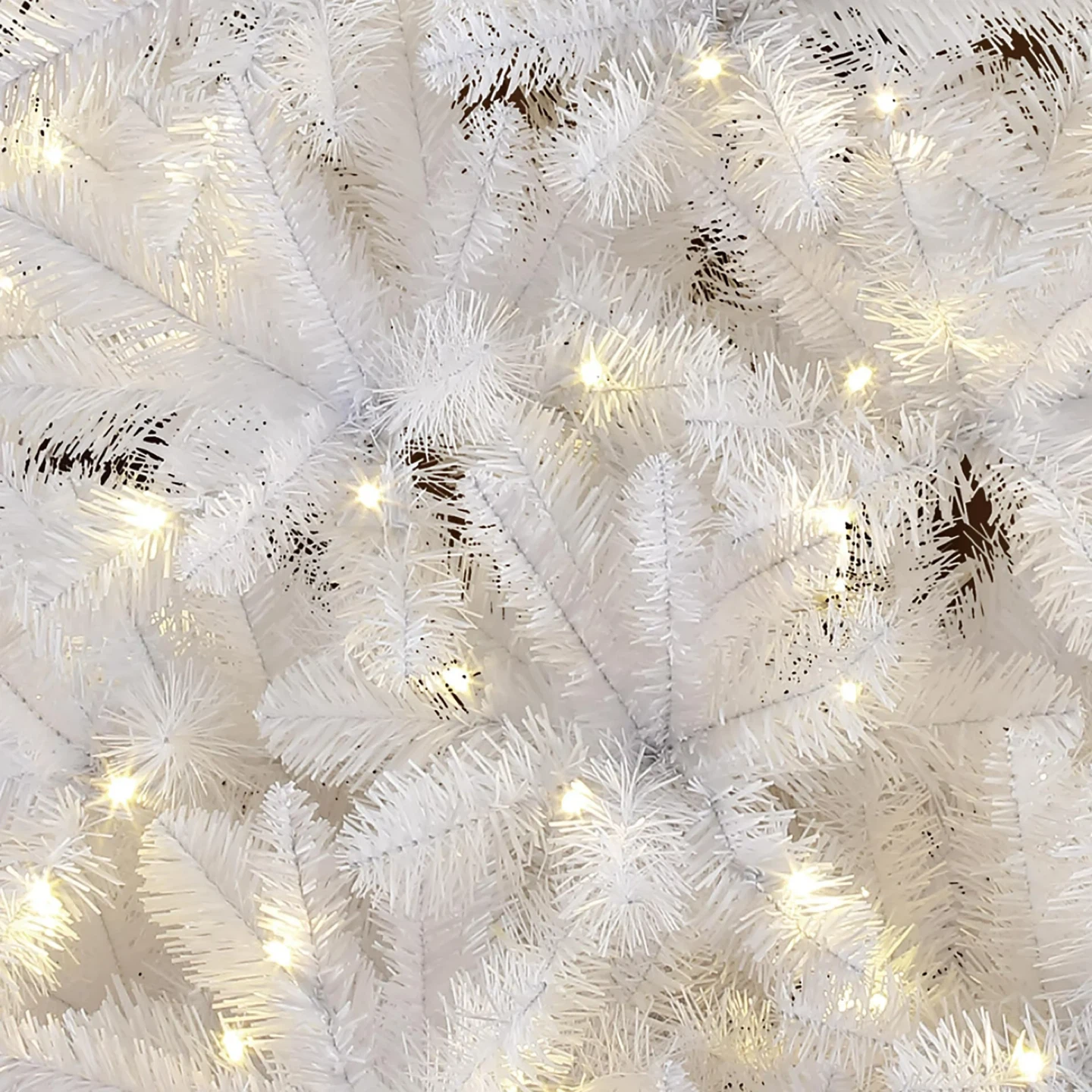 Holiday Time 6.5' Pre-Lit LED Paxton Pine Christmas Tree-White - photo 3